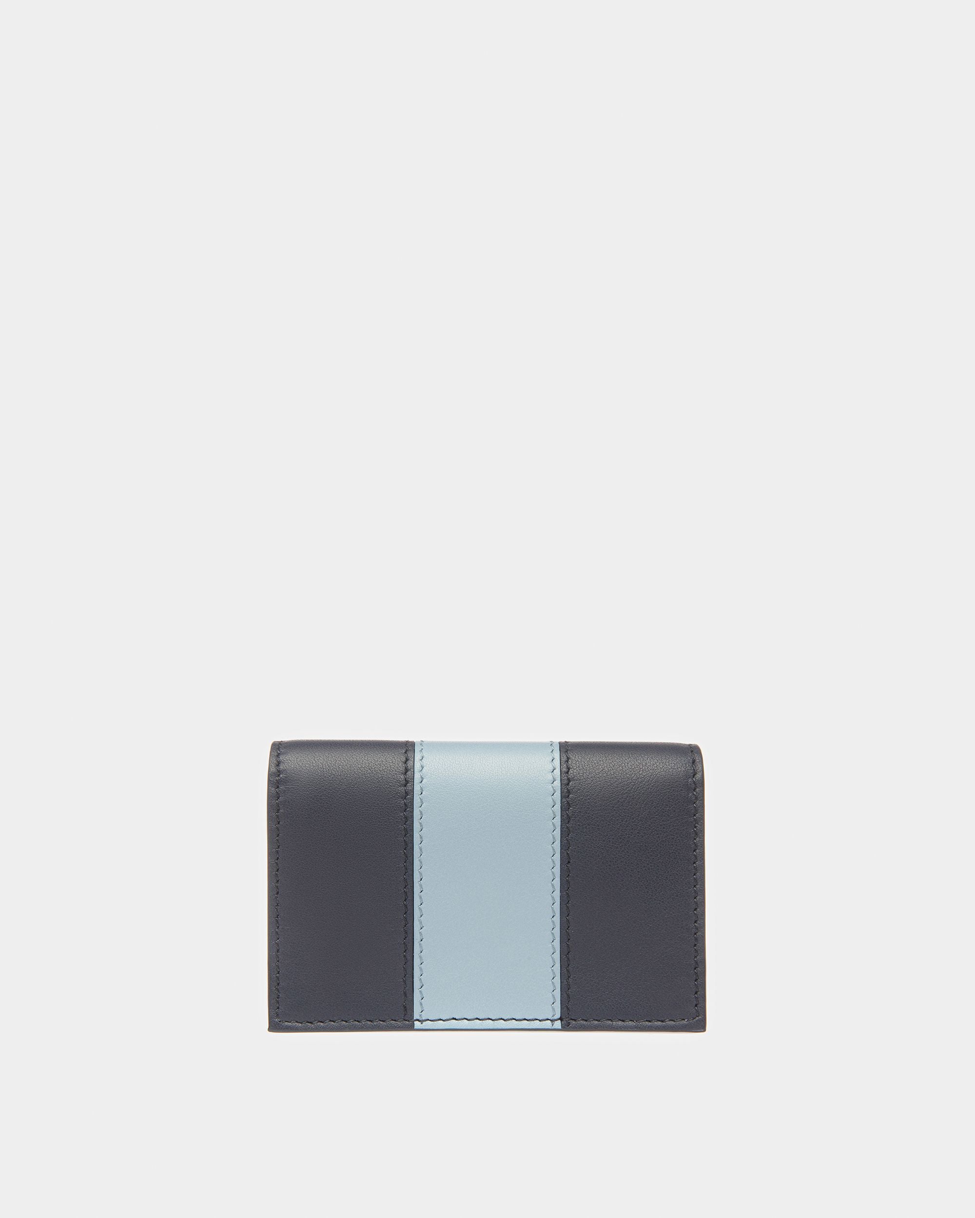 Balee ミッドナイトブルー＆ライトブルー レザー ビジネスカードホルダー - 男性 - Bally - 02