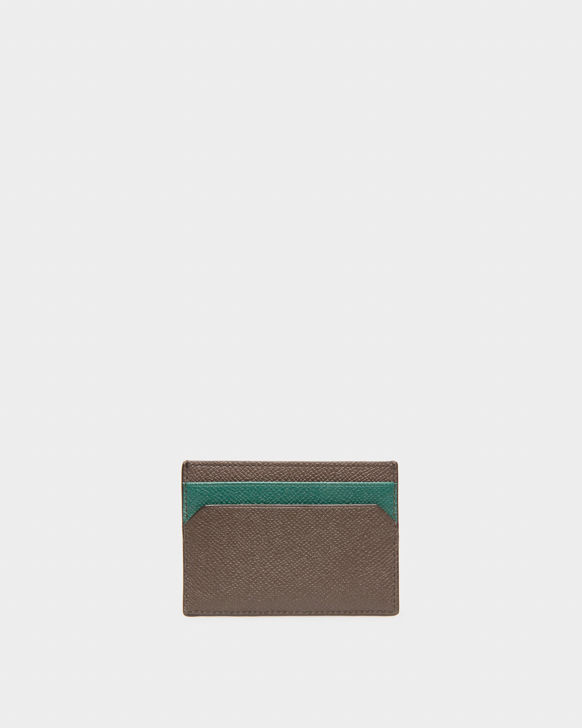 Bhar アーミーグリーン レザー カードホルダー - 男性 - Bally - 02