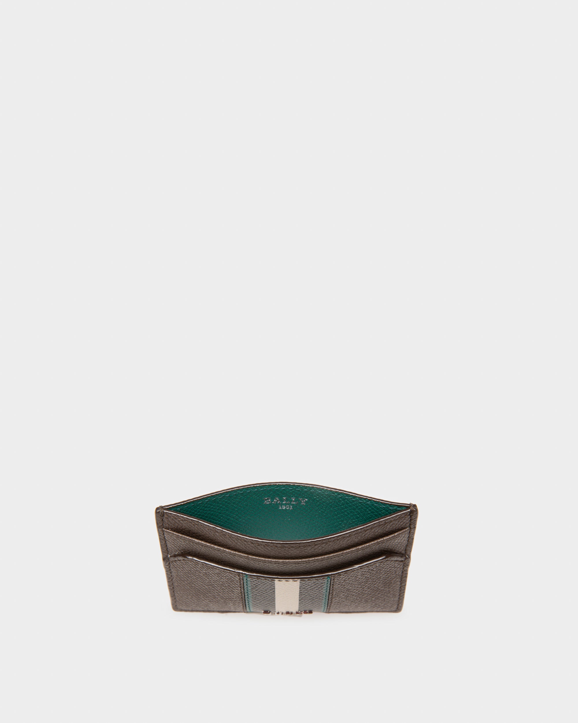 Bhar アーミーグリーン レザー カードホルダー - 男性 - Bally - 03