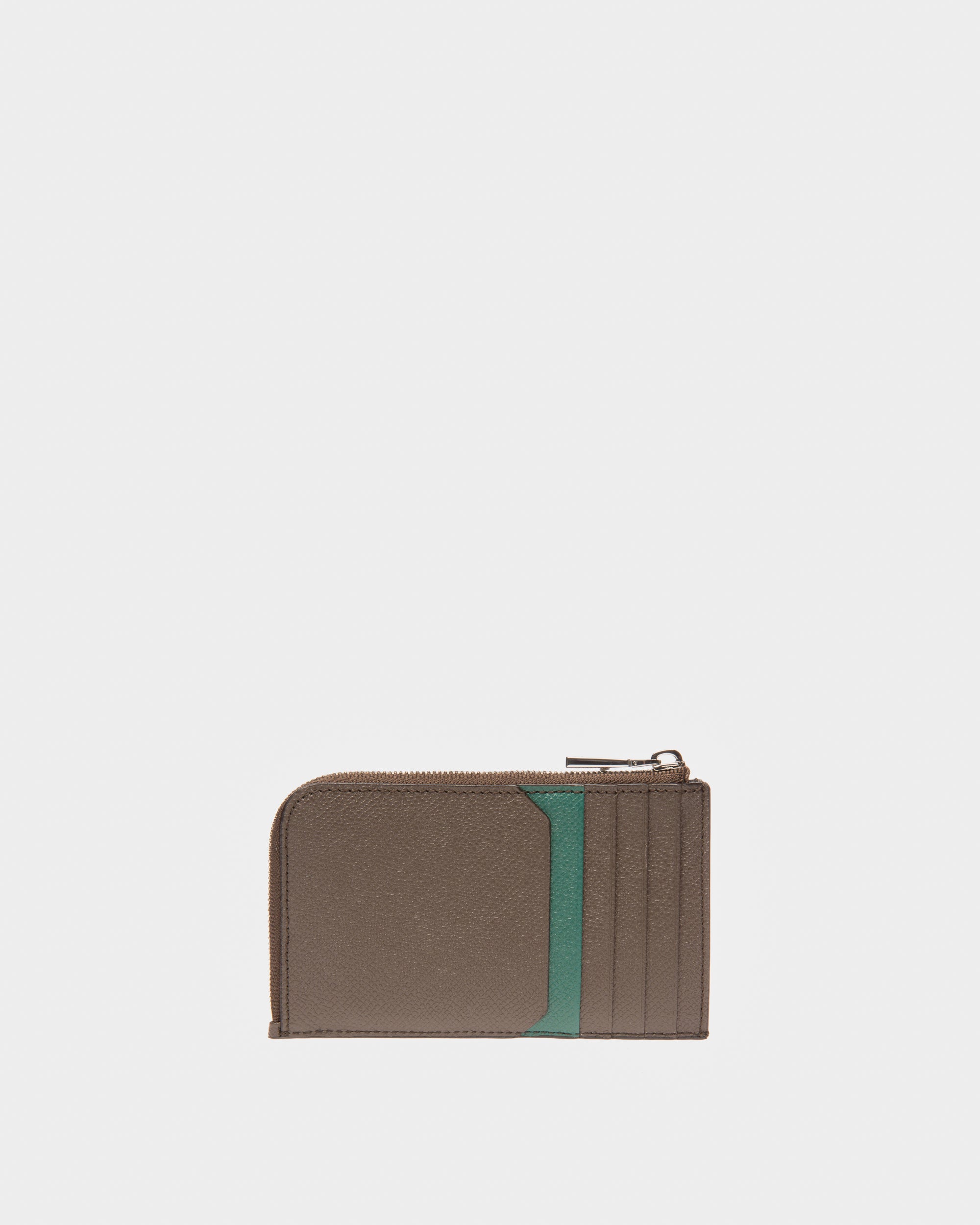 Bord アーミーグリーン レザー カードホルダー - 男性 - Bally - 02