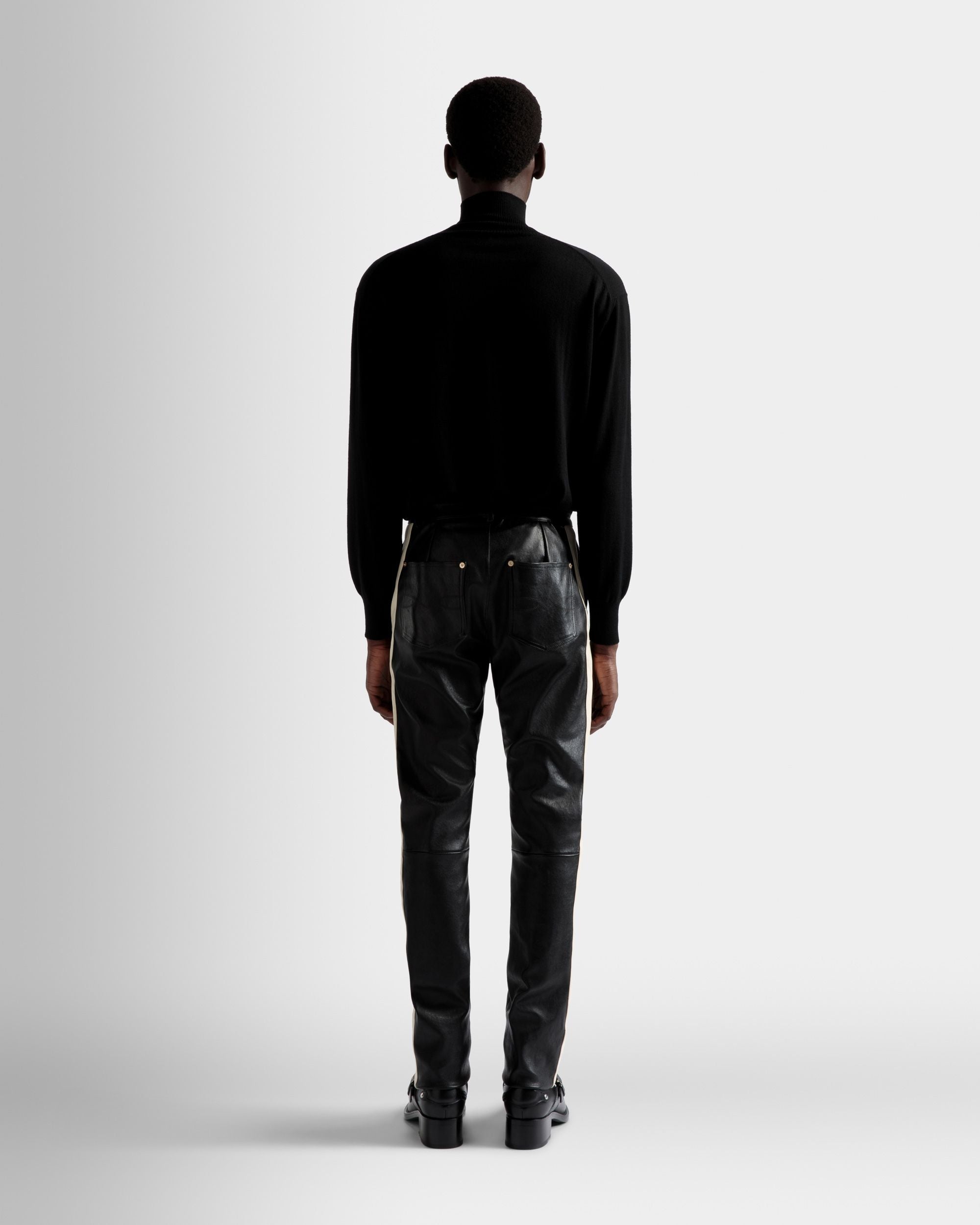 ナッパレザー ストレッチ パンツ ブラック レザー - 男性 - Bally - 06