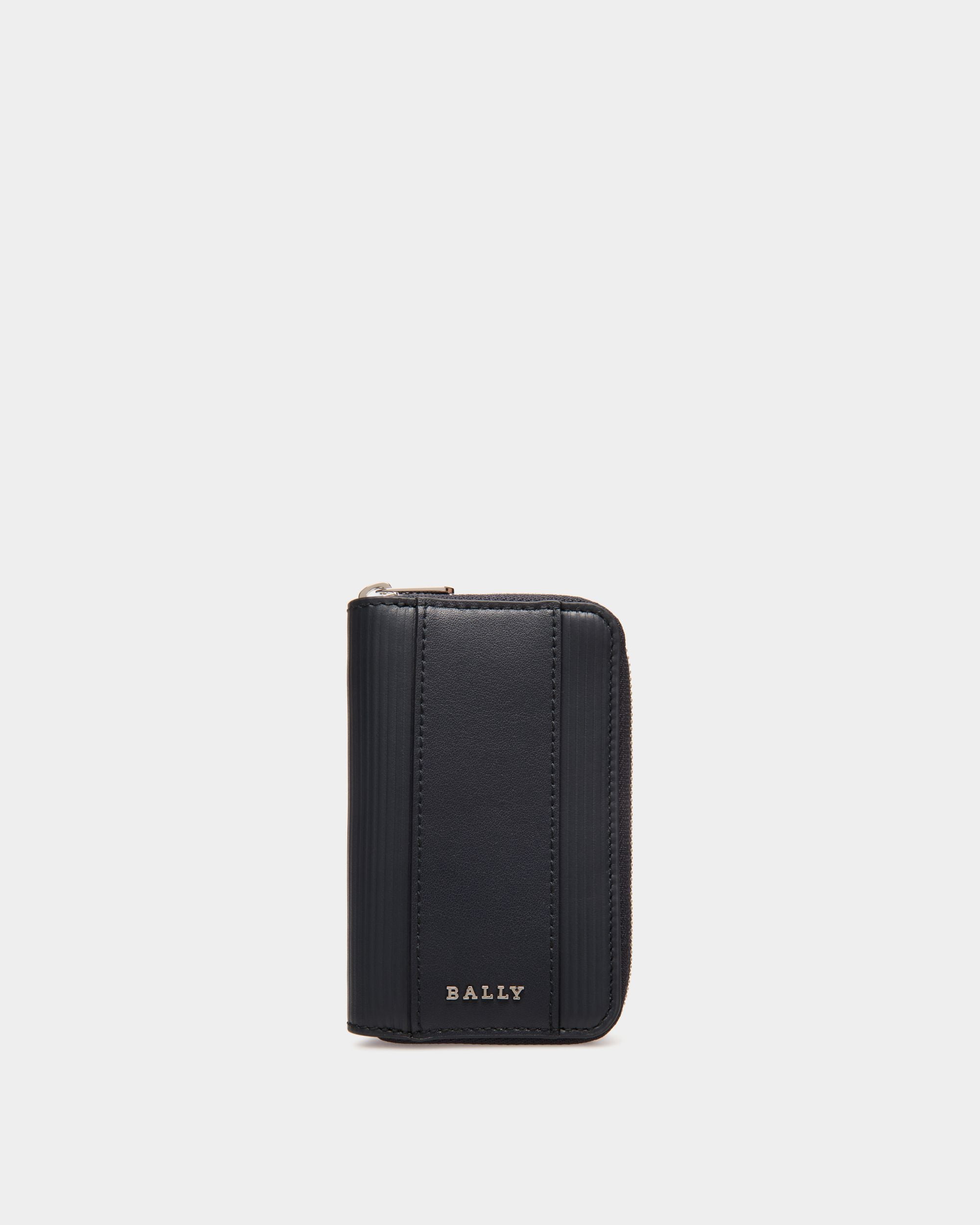 Key Case In Black Bovine - 男性 - Bally - 01