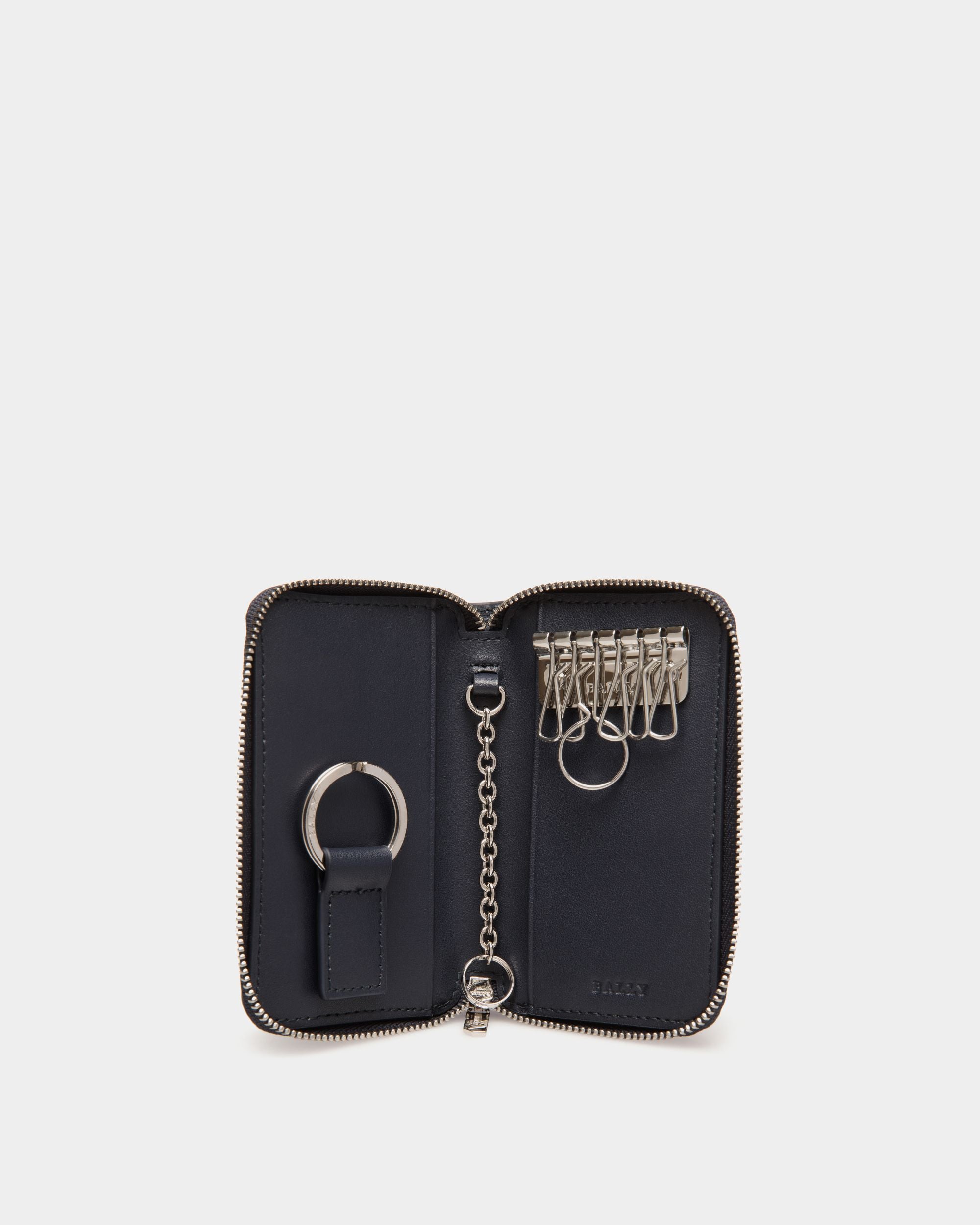 Key Case In Black Bovine - 男性 - Bally - 03