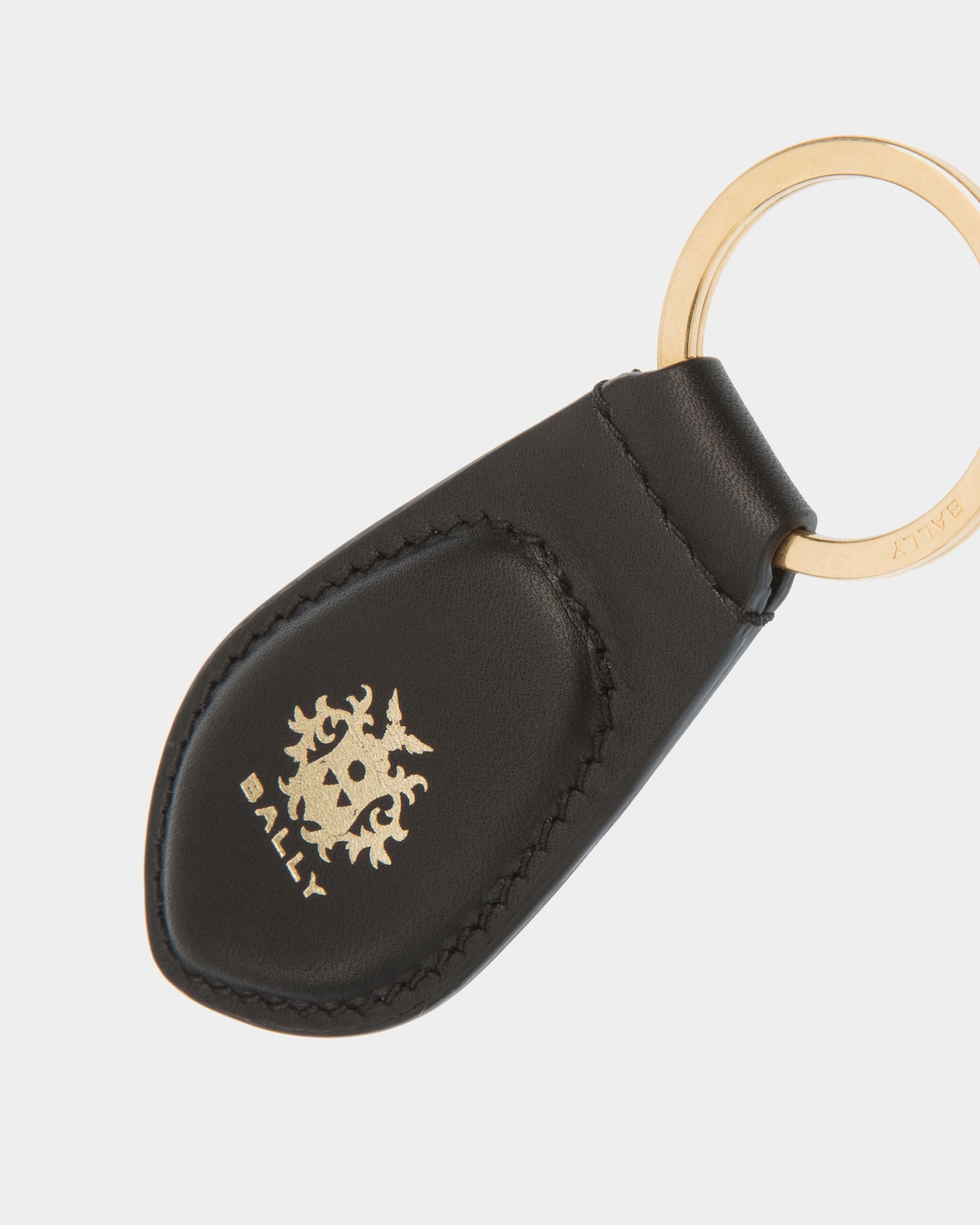 Beckett キーリング ブラック レザー 男性 | Bally