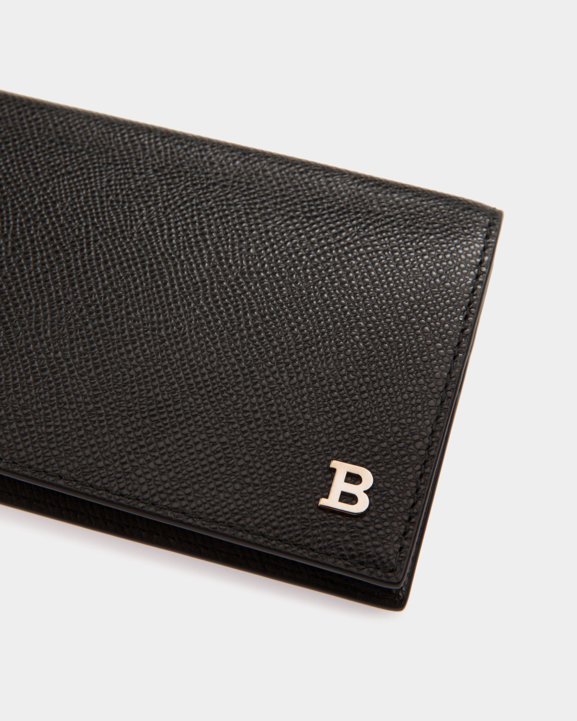 Continental Wallet In Black Bovine - 男性 - Bally - 04