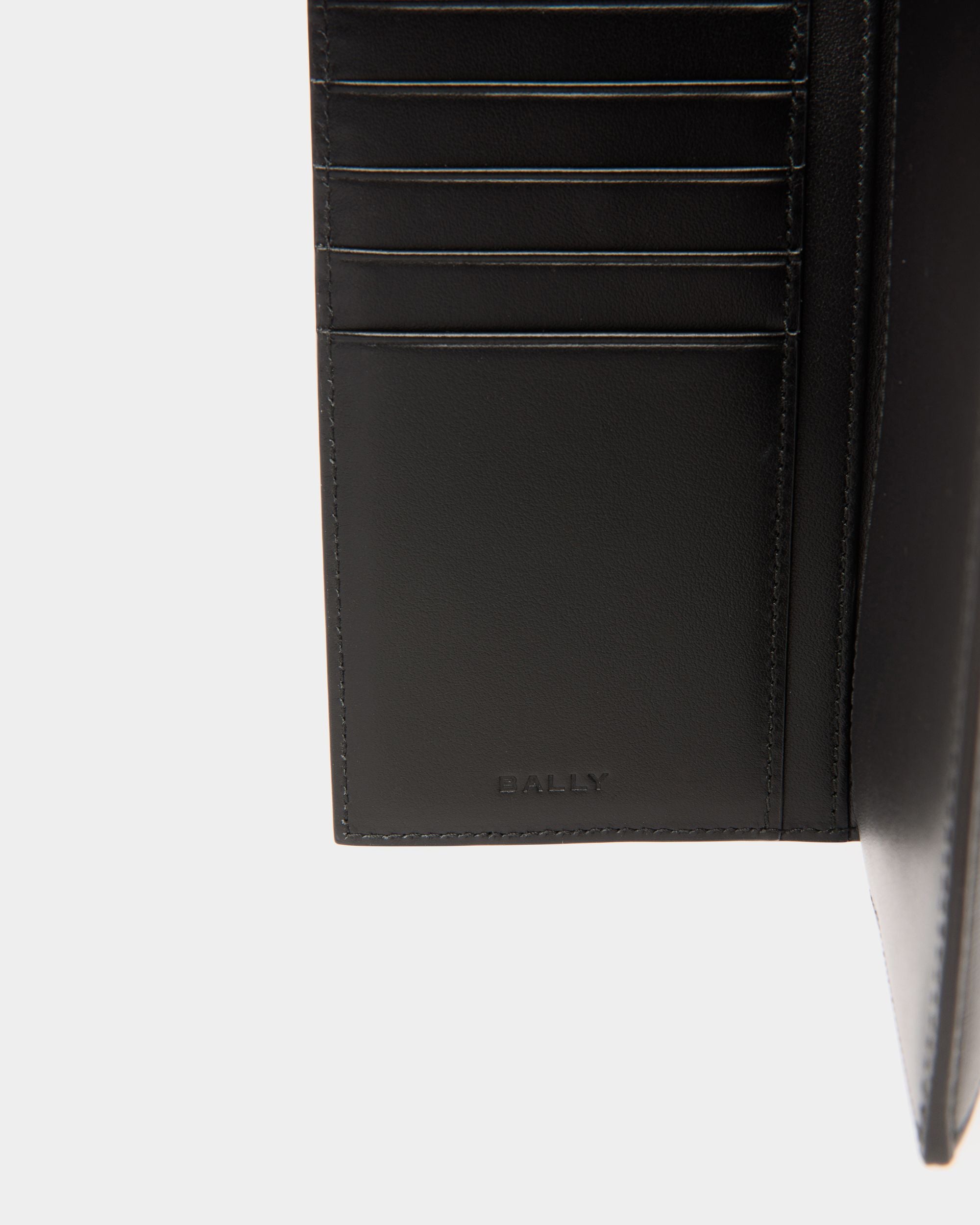 Mythos コンチネンタルウォレット ブラック リサイクルレザー - 男性 - Bally - 04
