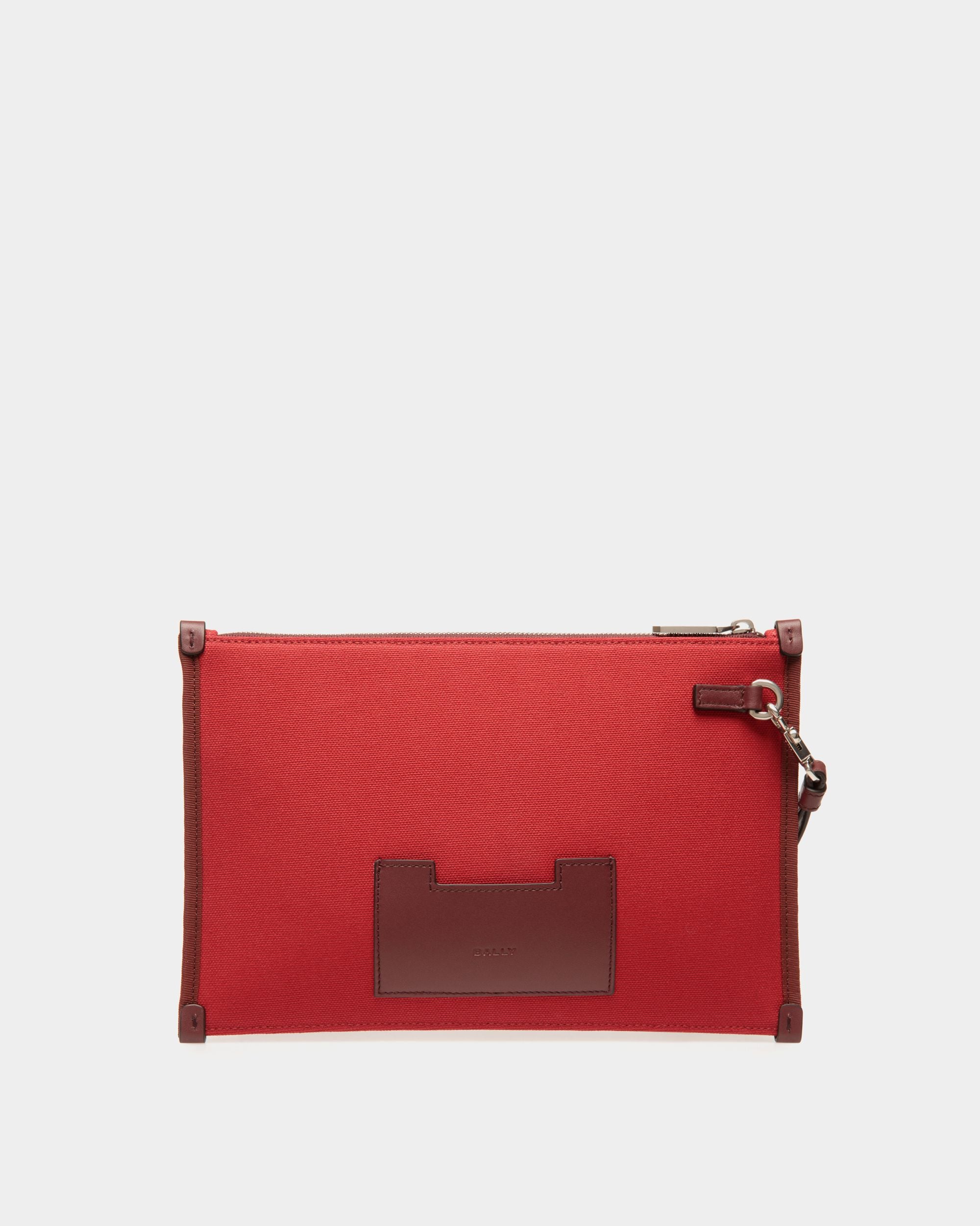 Easy Bally ポーチ Candy Red コットンキャンバス - 男性 - Bally - 02