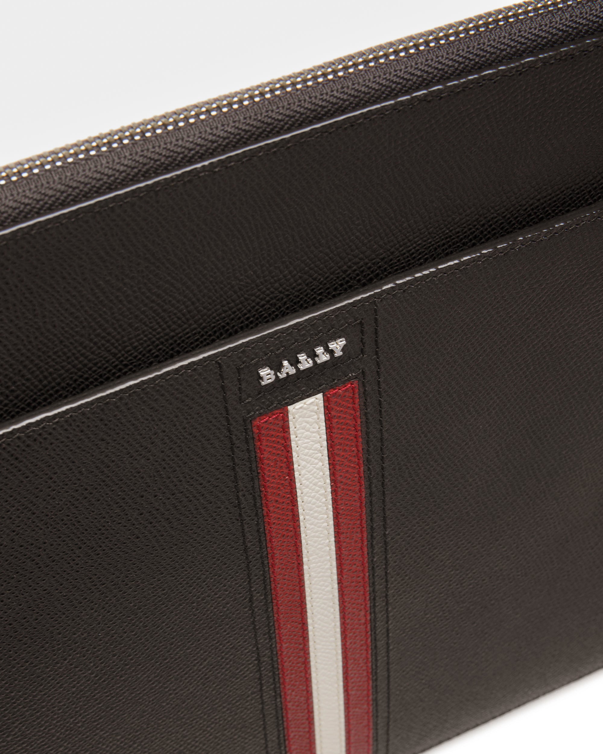 Tatik ブラック レザー テクノロジーケース - 男性 - Bally - 04