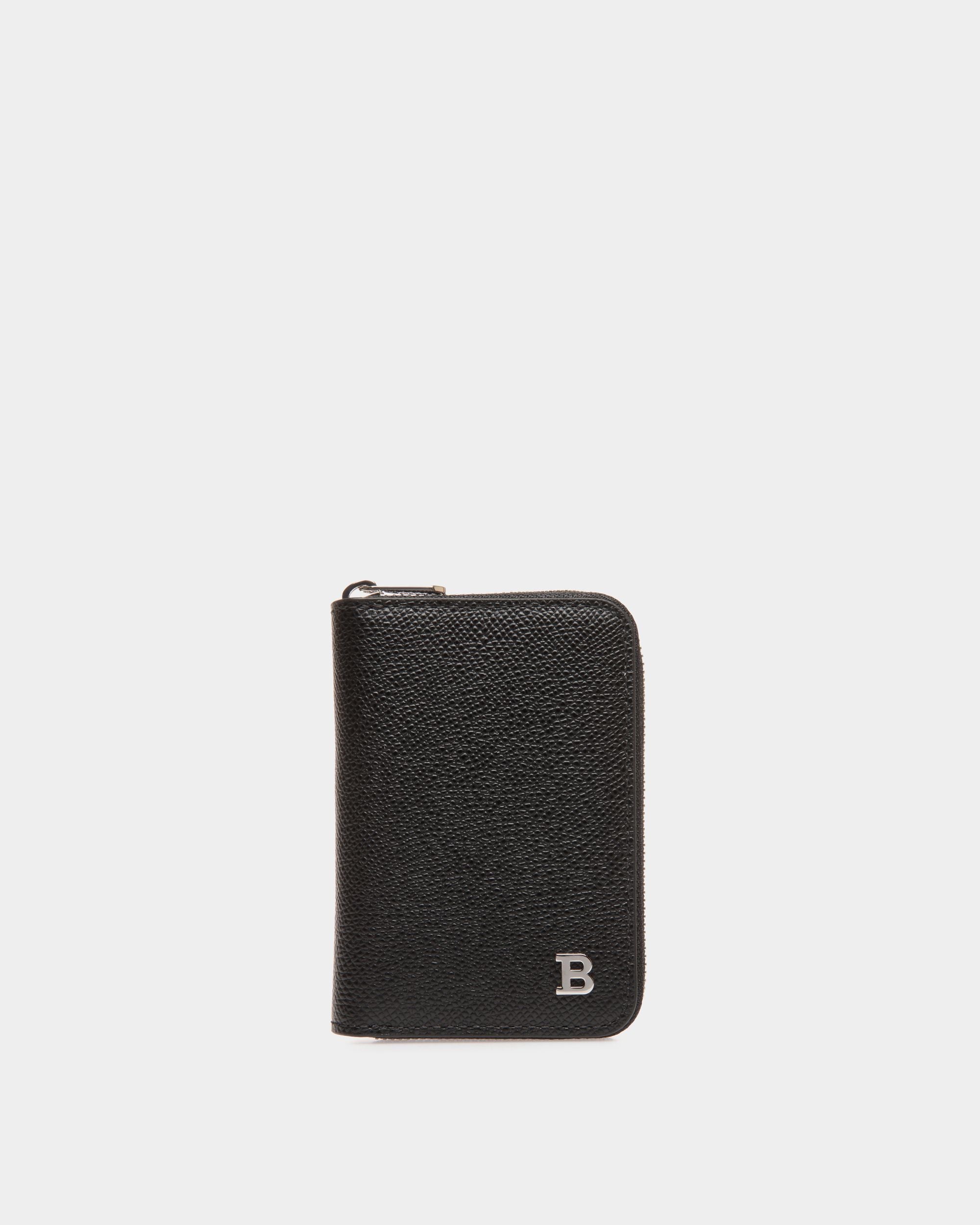Coin Purse In Black Bovine - 男性 - Bally - 01