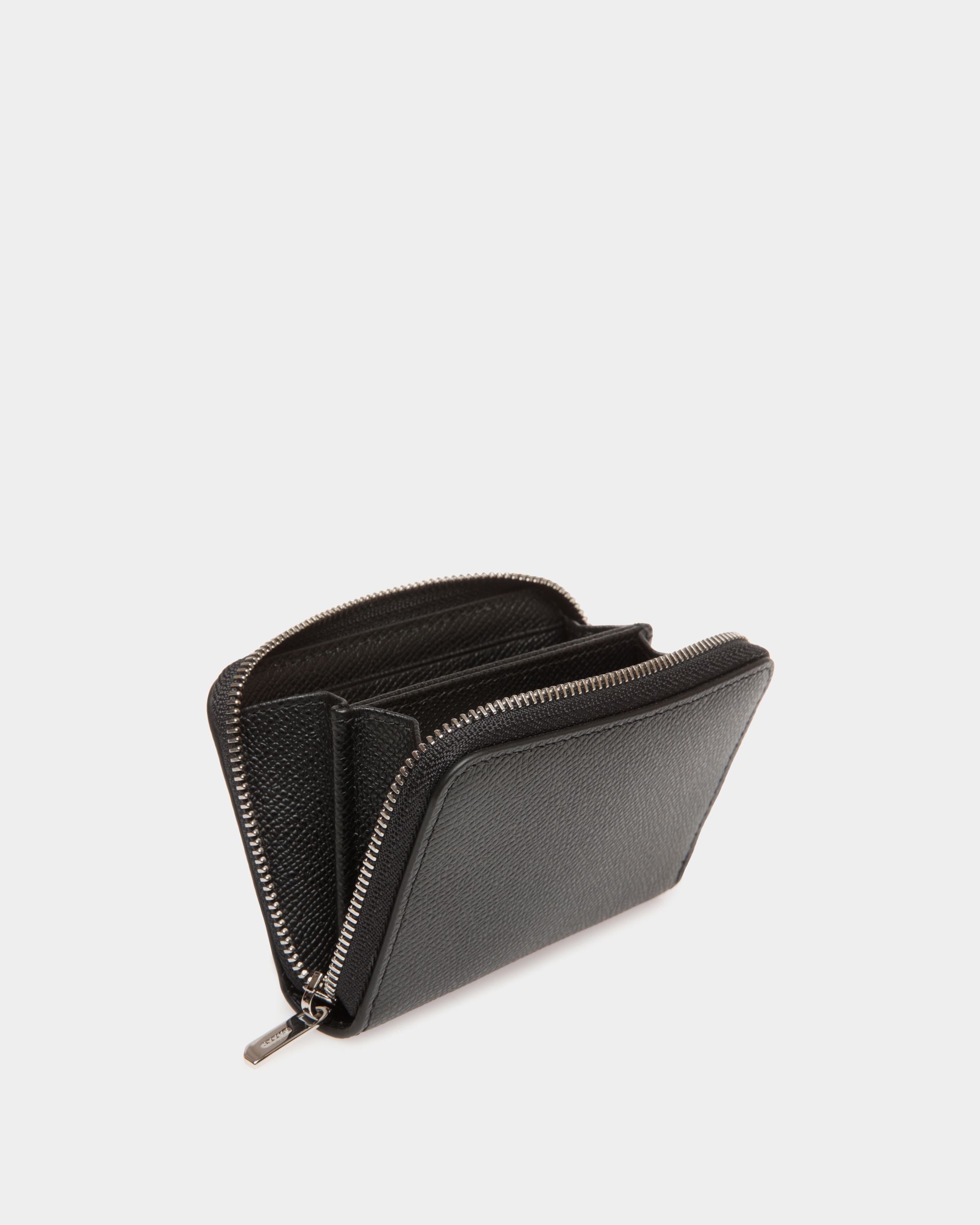 Coin Purse In Black Bovine - 男性 - Bally - 03