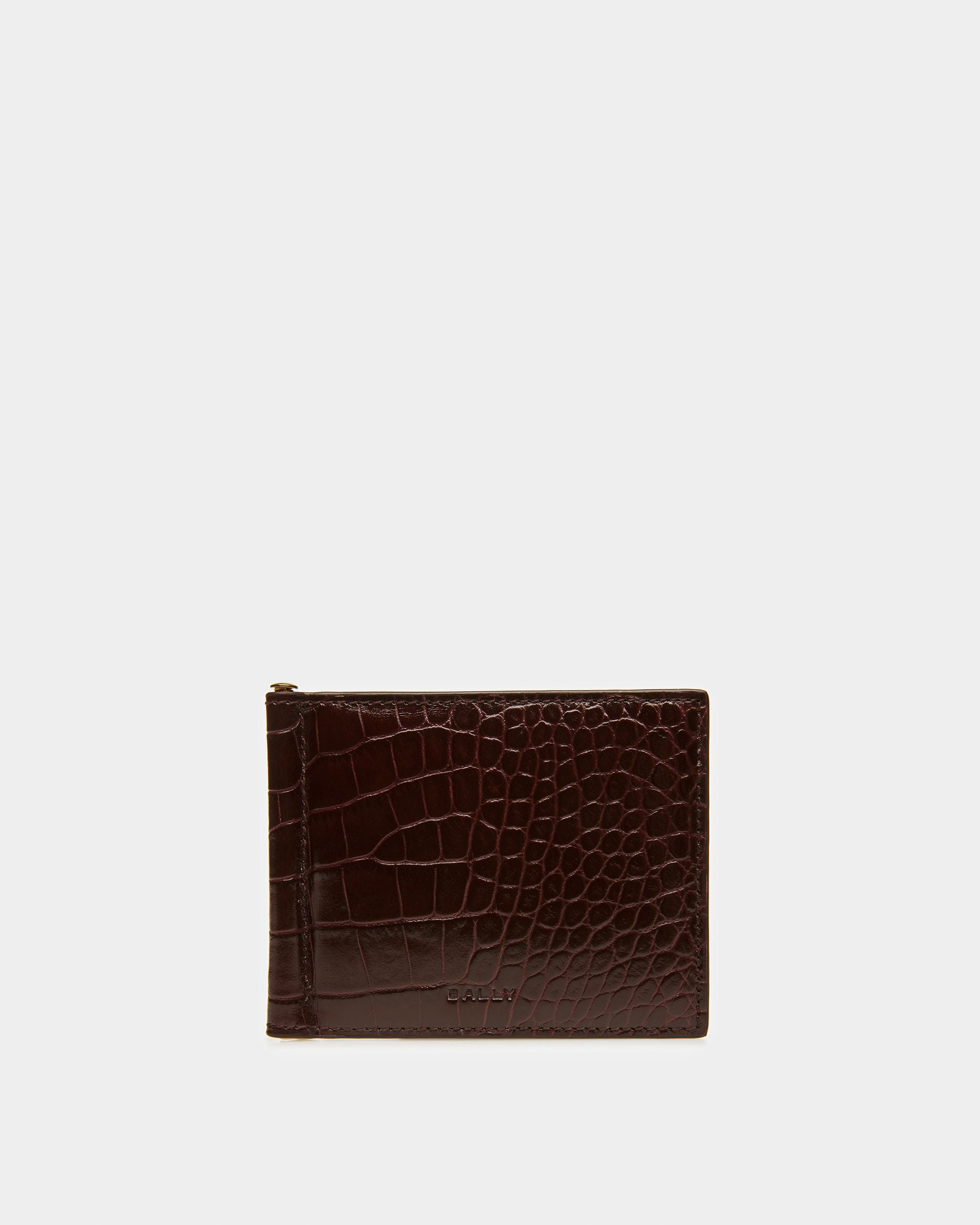 クリップ バイフォールドウォレット クロコダイルエンボス - 男性 - Bally - 01