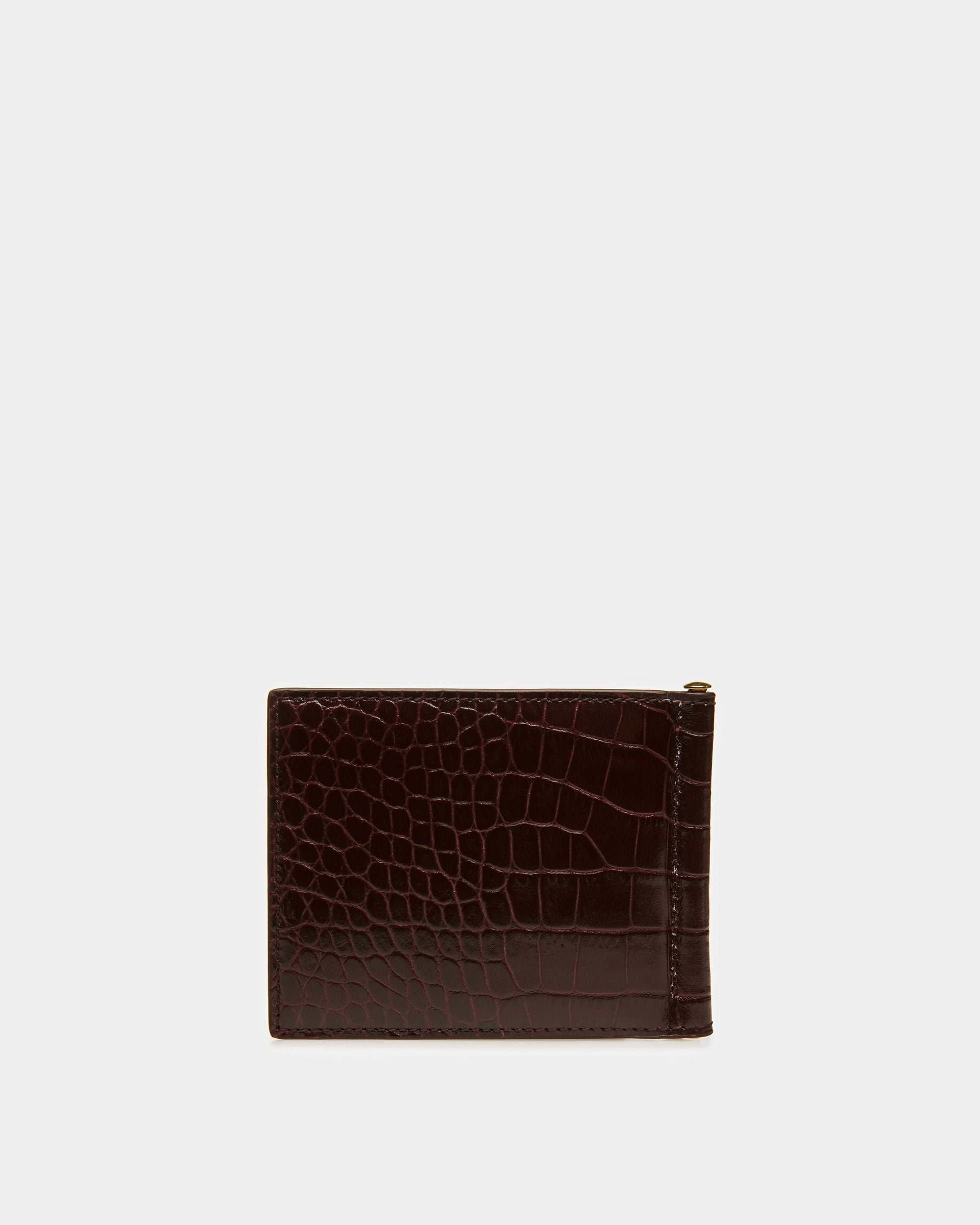 クリップ バイフォールドウォレット クロコダイルエンボス - 男性 - Bally - 02