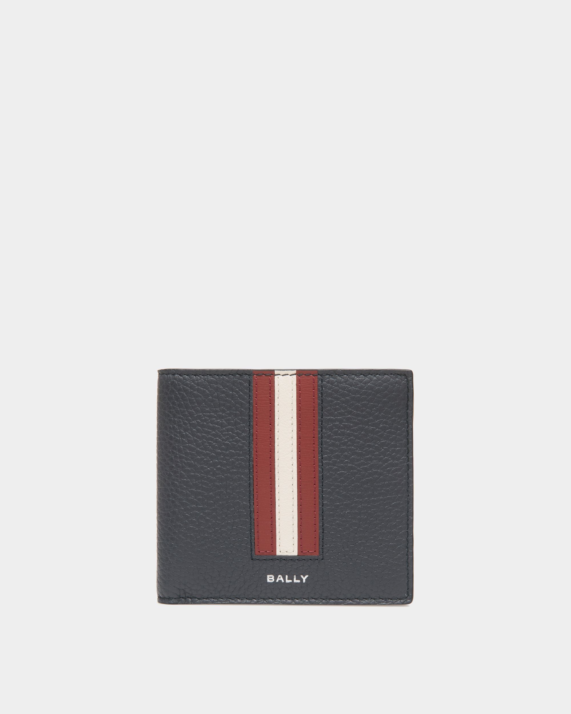 Ribbon バイフォールドウォレット Navy Blue レザー - 男性 - Bally - 01