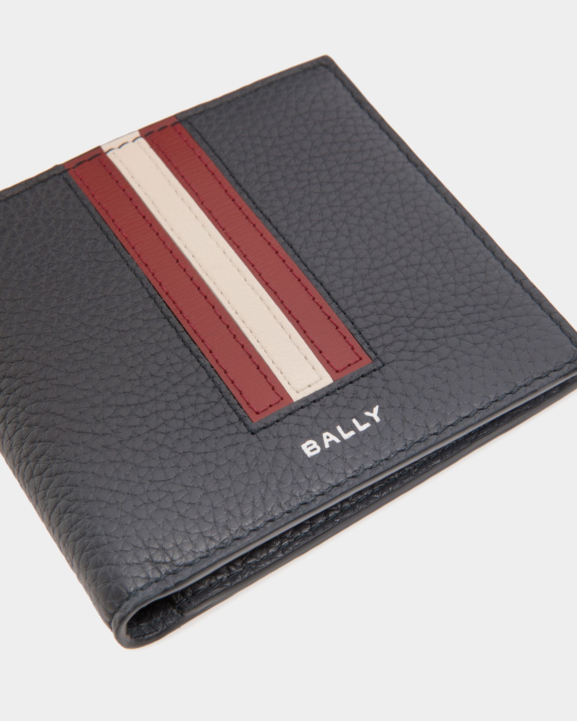 Ribbon バイフォールドウォレット Navy Blue レザー - 男性 - Bally - 03