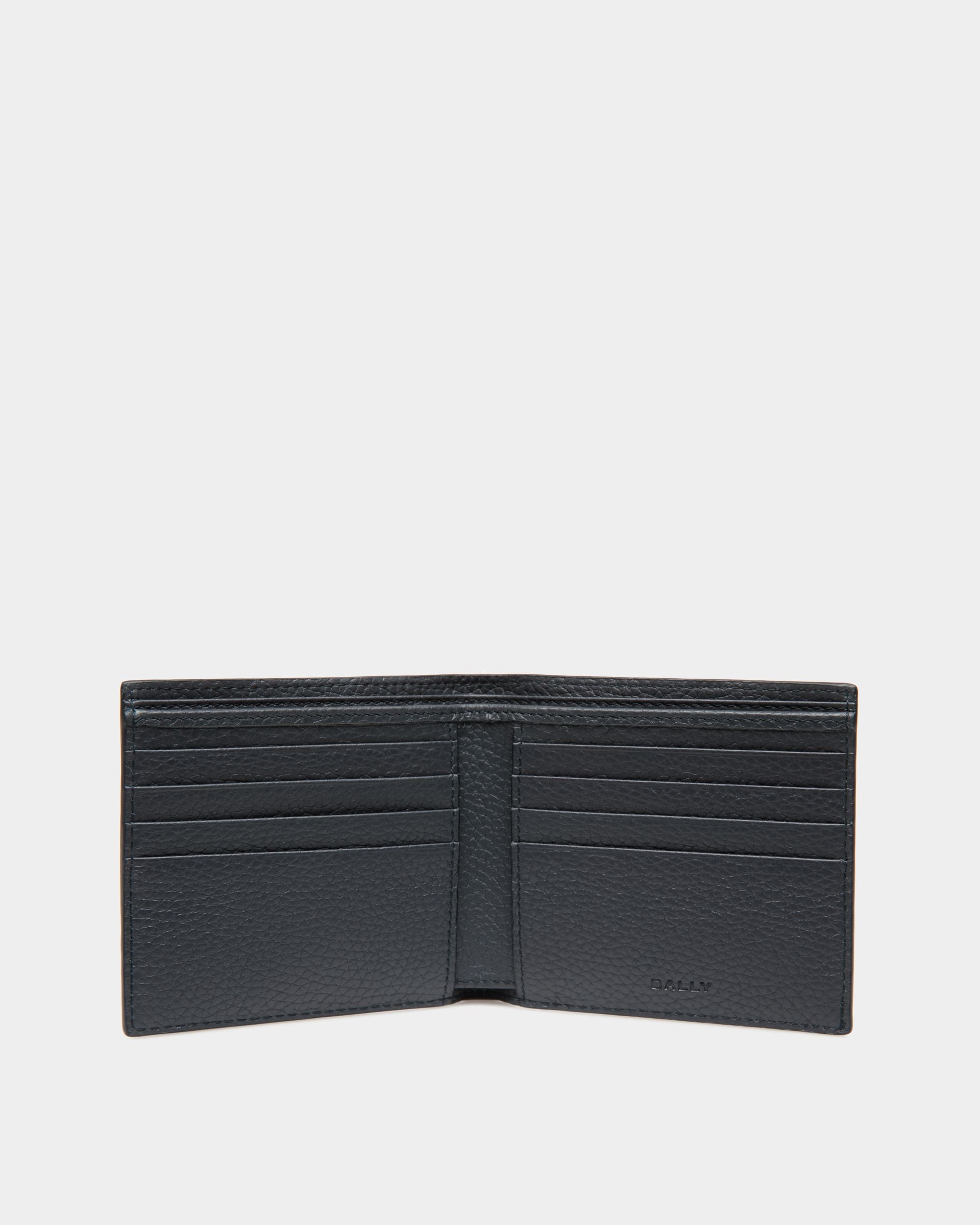 Ribbon バイフォールドウォレット Navy Blue レザー - 男性 - Bally - 04