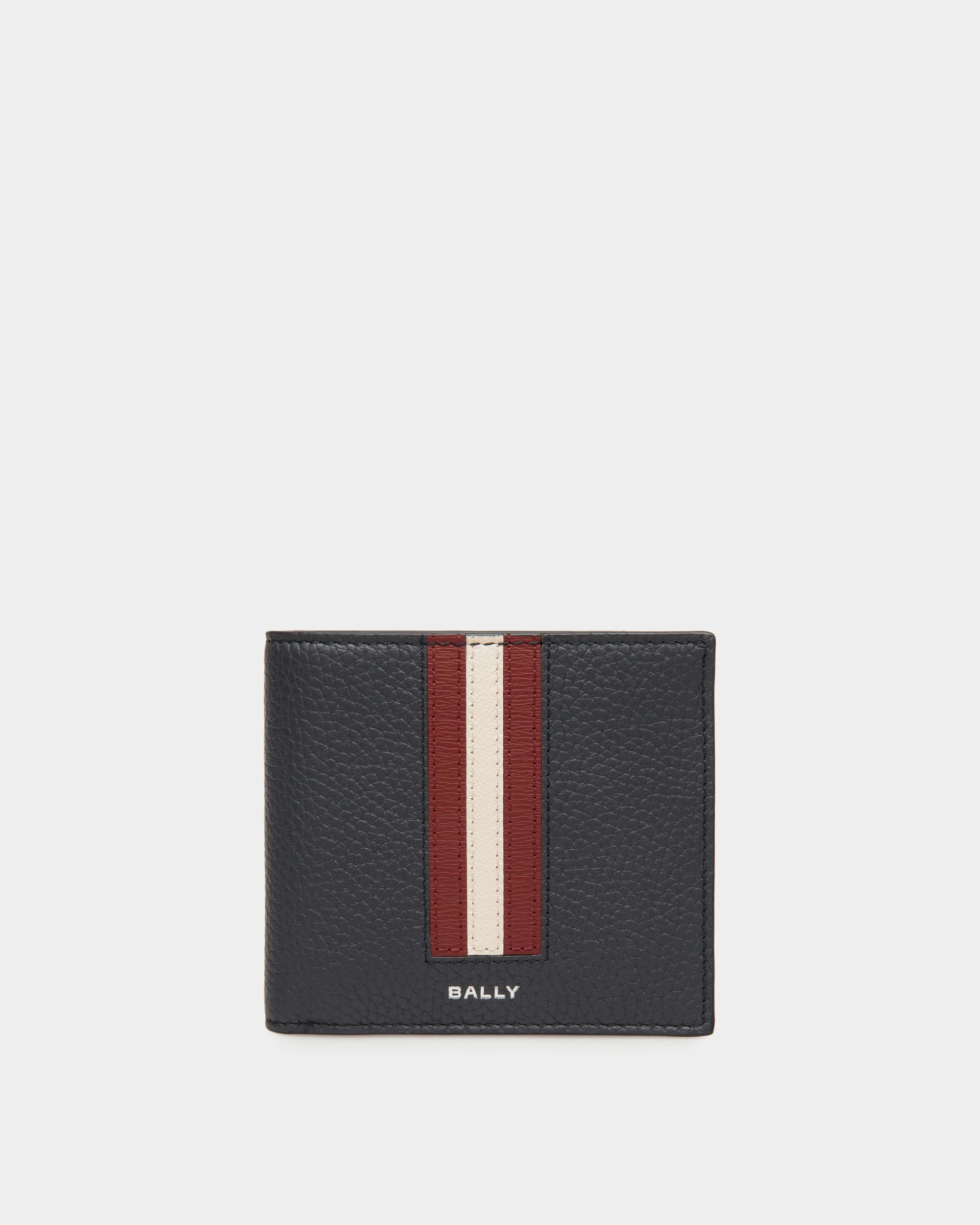 Ribbon バイフォールドウォレット Navy Blue レザー - 男性 - Bally - 01