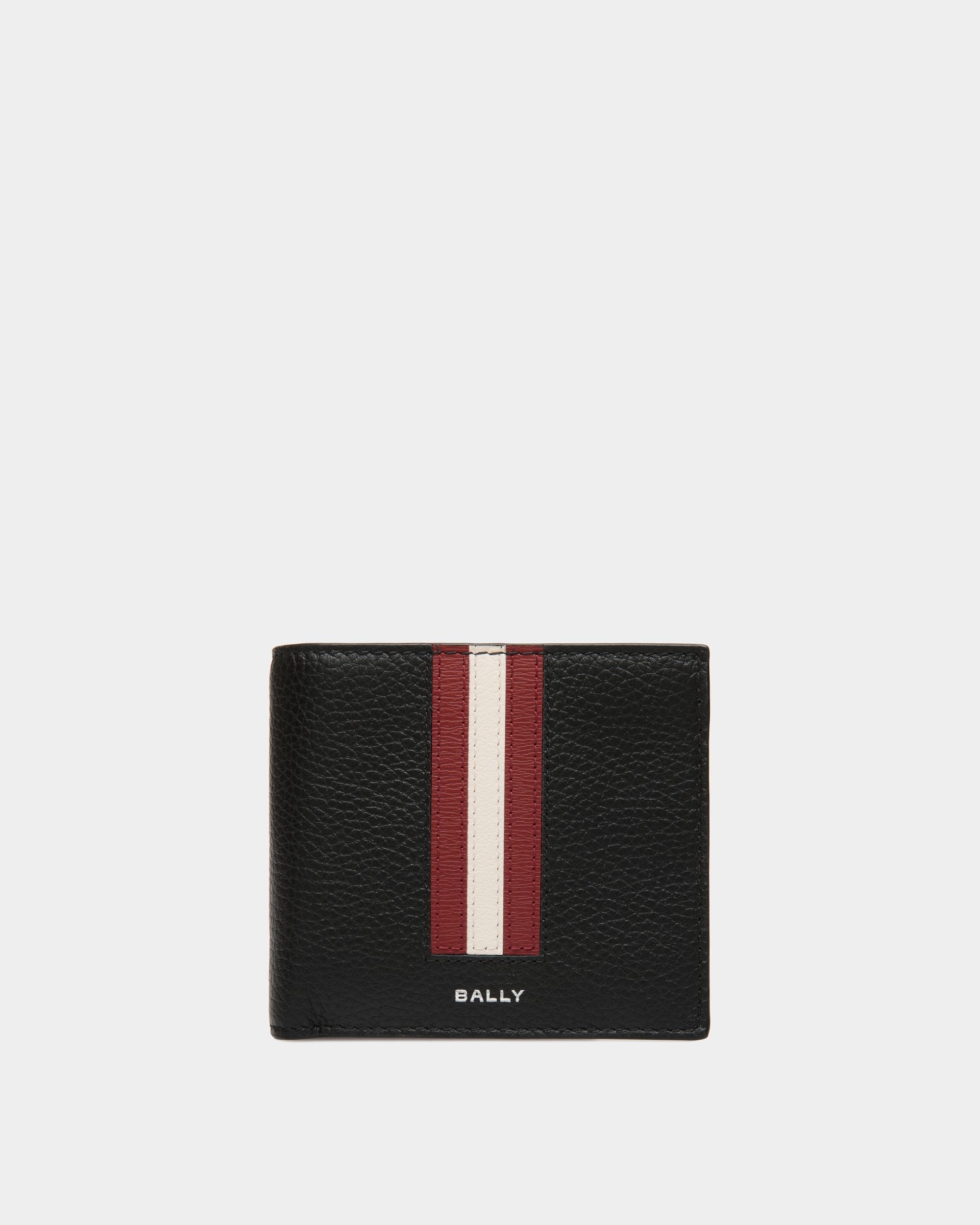 Ribbon バイフォールドウォレット ブラック グレインレザー - 男性 - Bally - 01