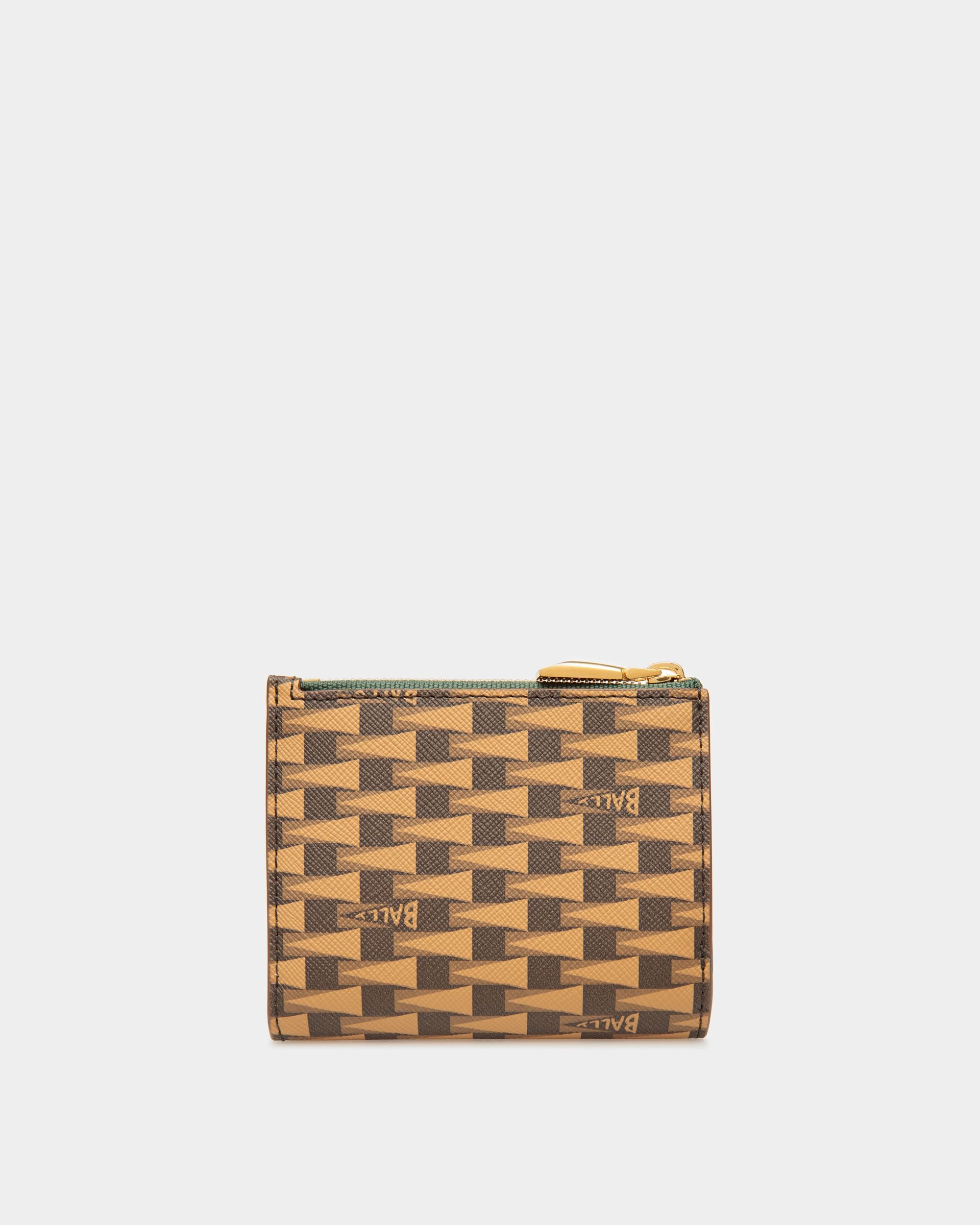 Pennant ウォレット デザートブラウン＆ケリーグリーン レザー＆TPU - 男性 - Bally - 02