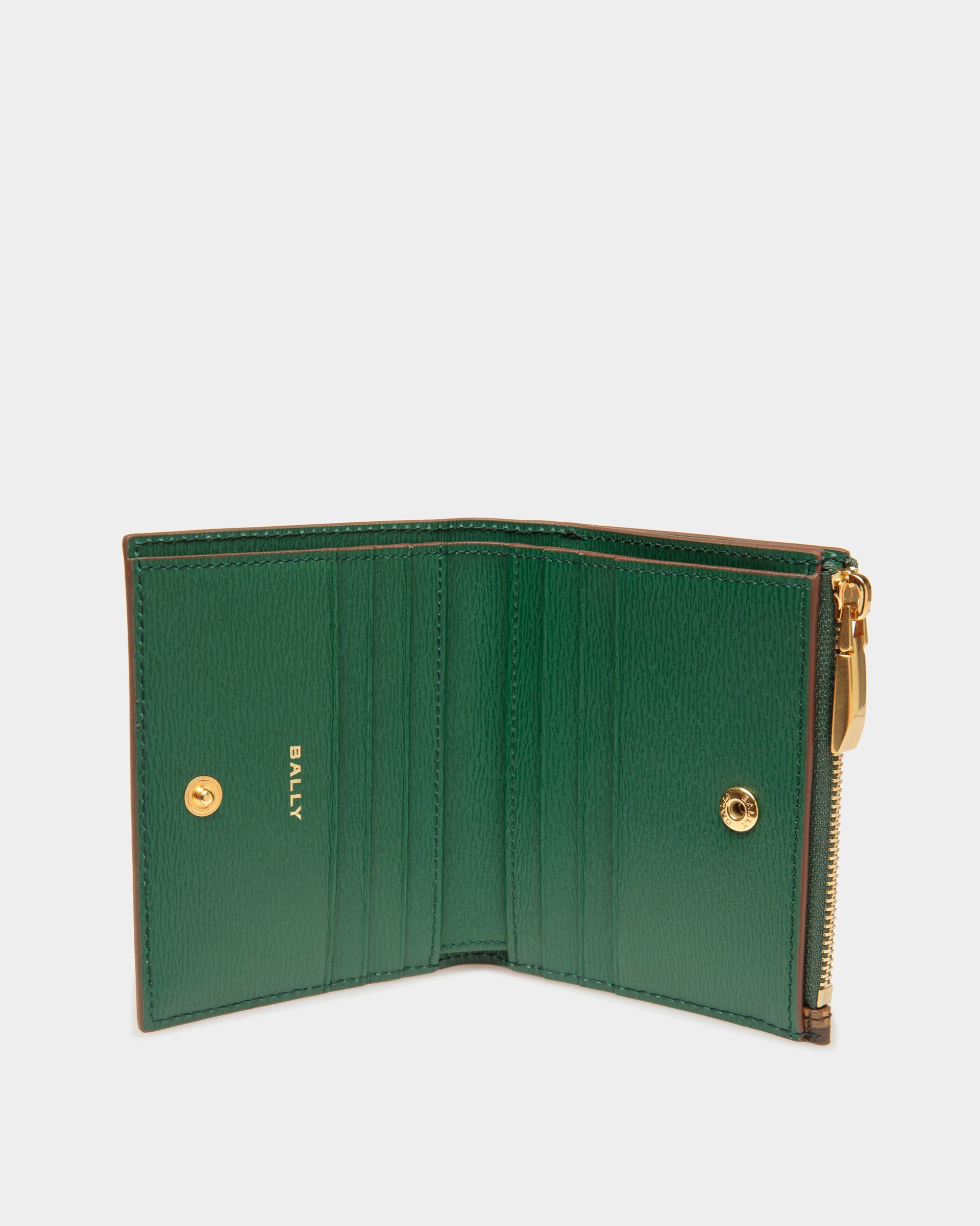 Pennant ウォレット デザートブラウン＆ケリーグリーン レザー＆TPU - 男性 - Bally - 03