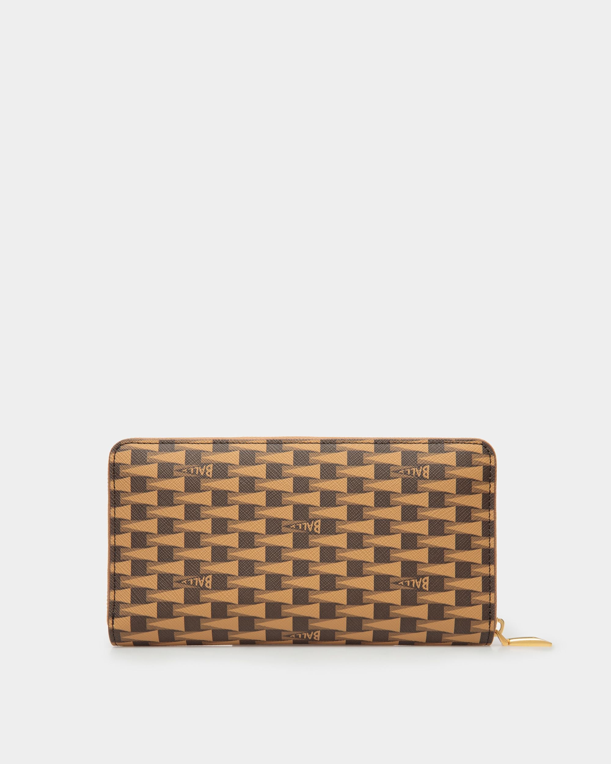 Pennant ラウンドジップウォレット デザートブラウン TPU - 男性 - Bally - 02