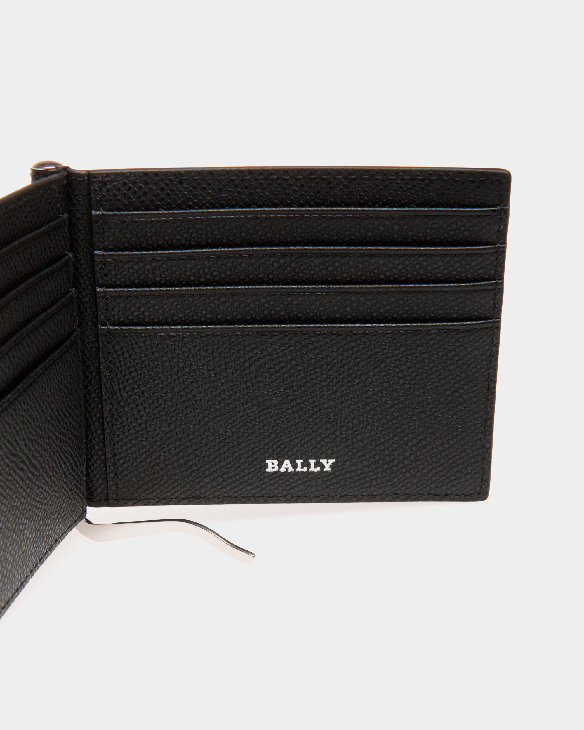 Wallet In Black Bovine - 男性 - Bally - 04