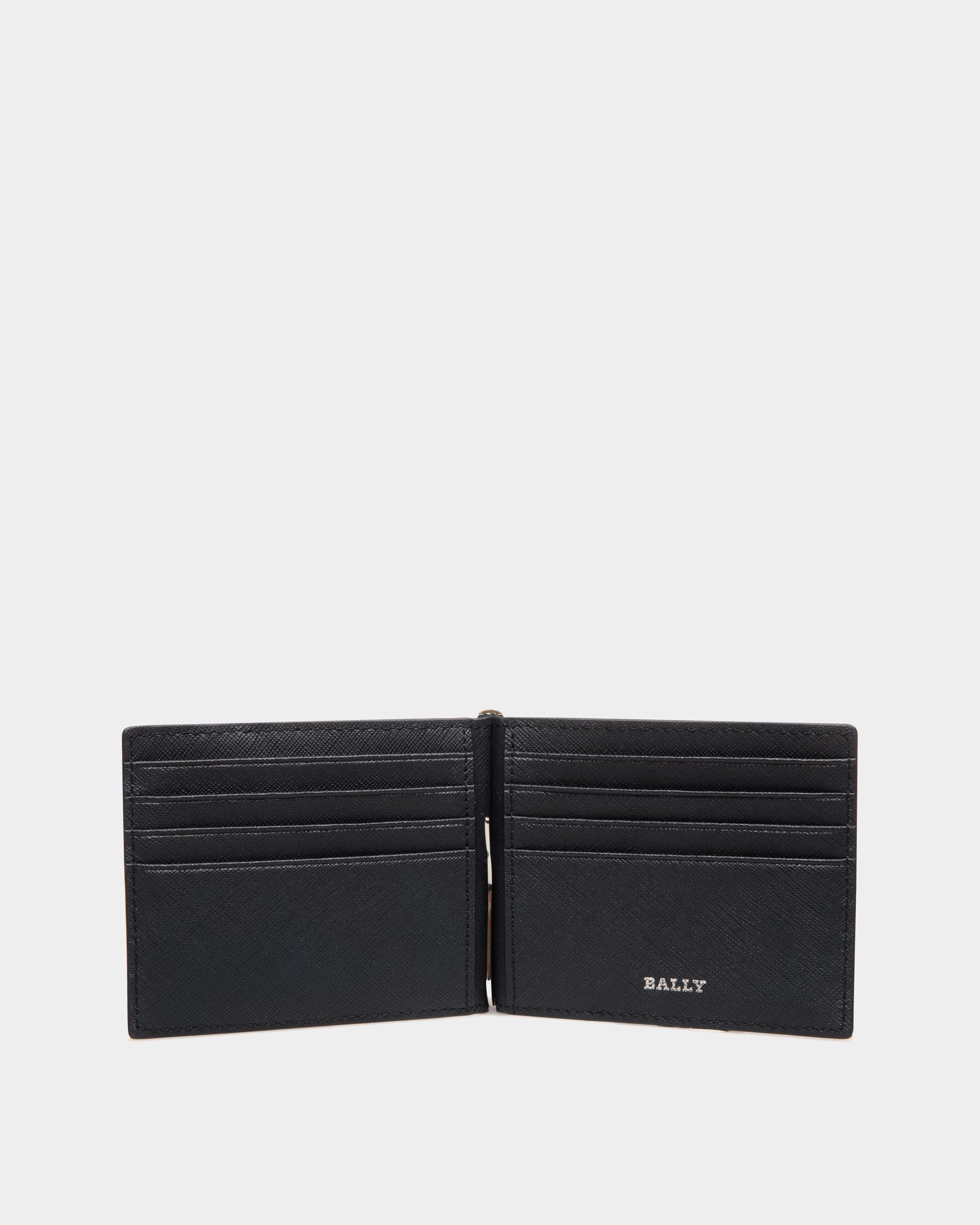 Wallet In Black Bovine Split - 男性 - Bally - 03