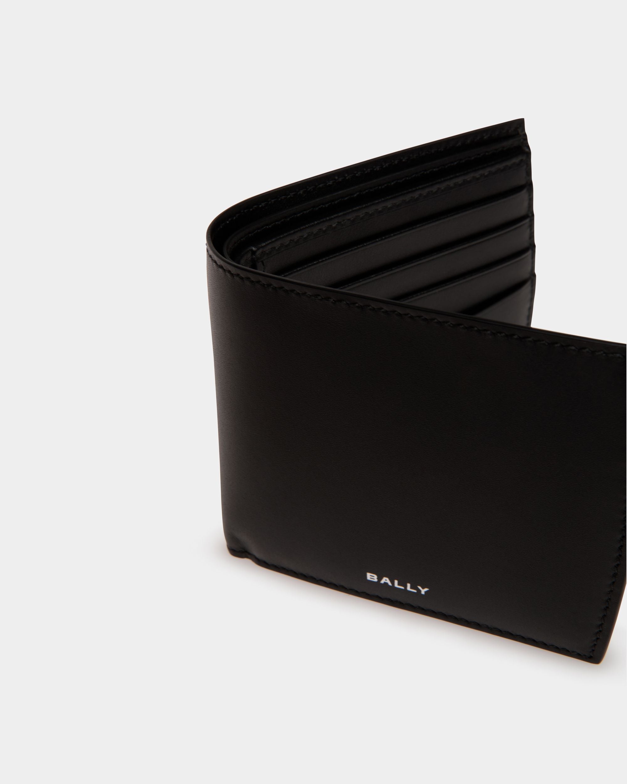 Busy Bally バイフォールドウォレット ブラック レザー - 男性 - Bally - 04