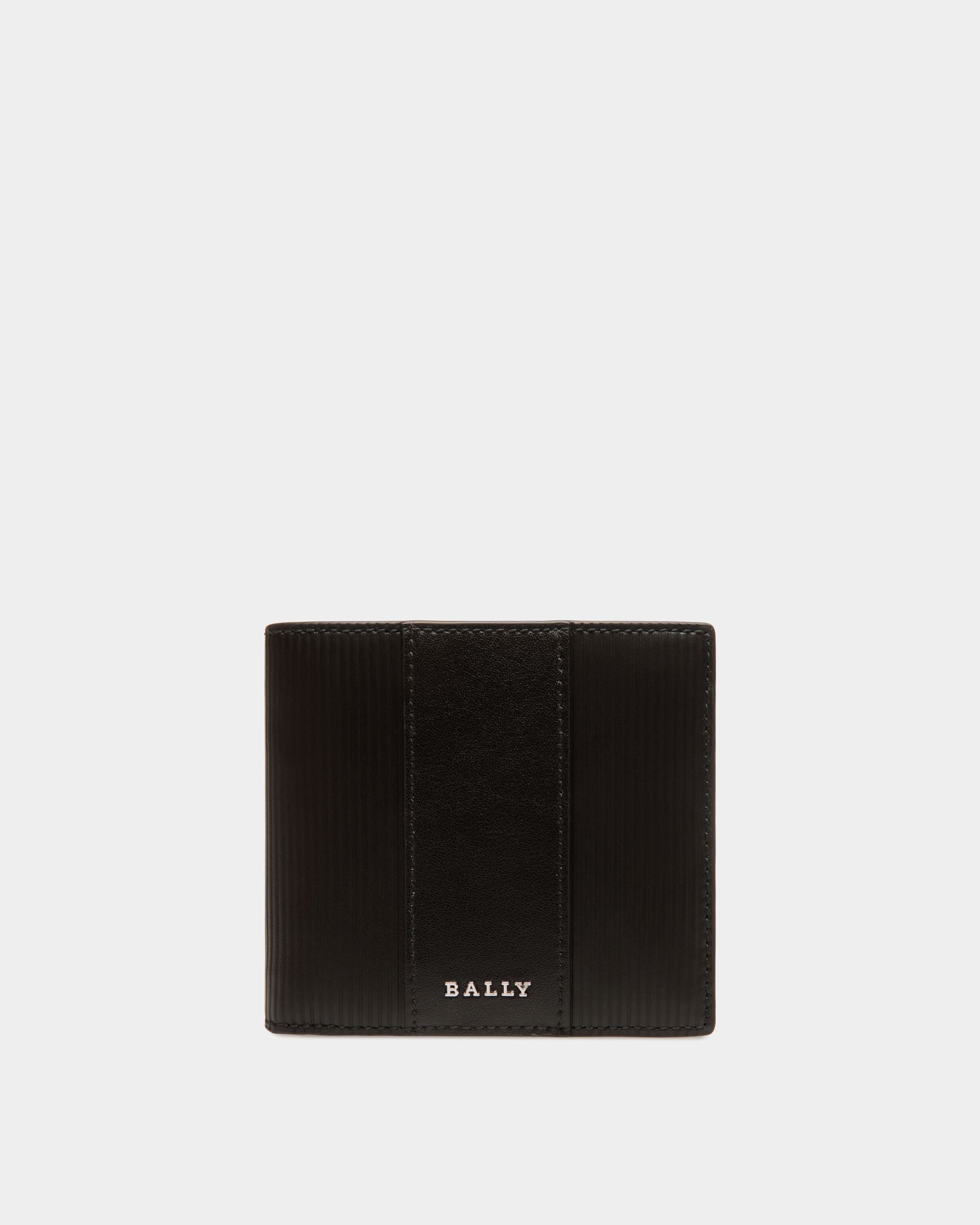 Coin Wallet In Black Bovine - 男性 - Bally - 01