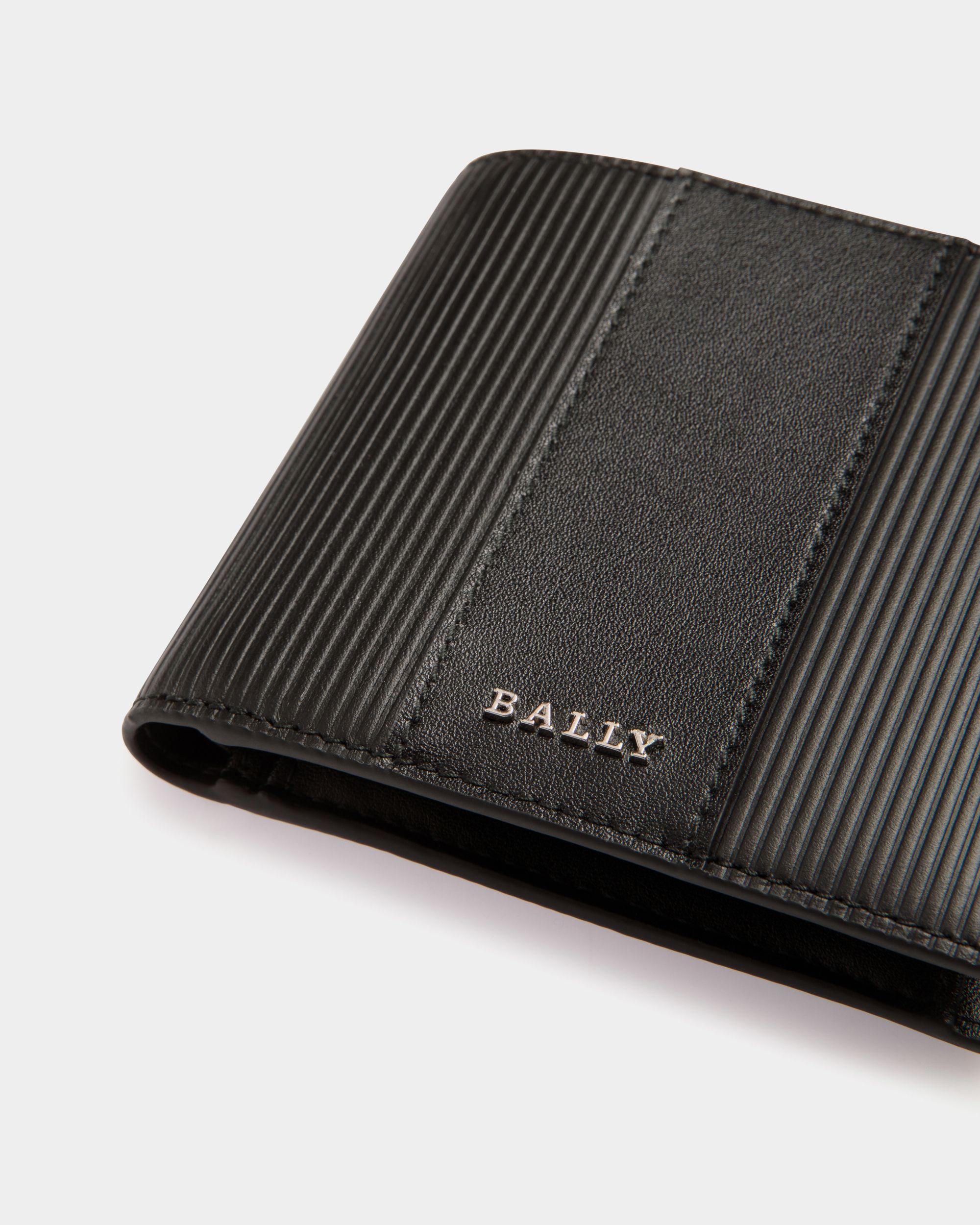 Coin Wallet In Black Bovine - 男性 - Bally - 04