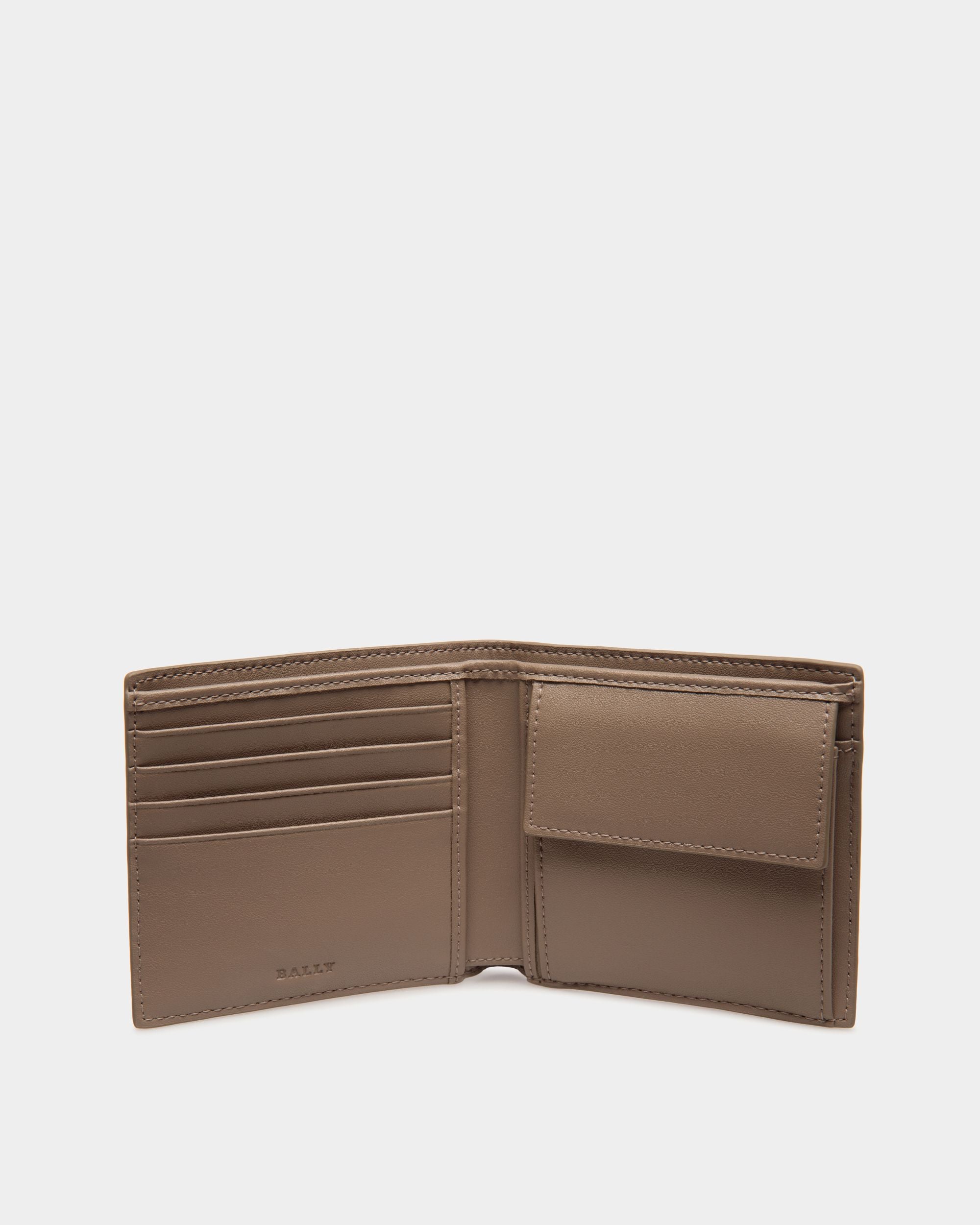 Coin Wallet In Brown Bovine - 男性 - Bally - 03
