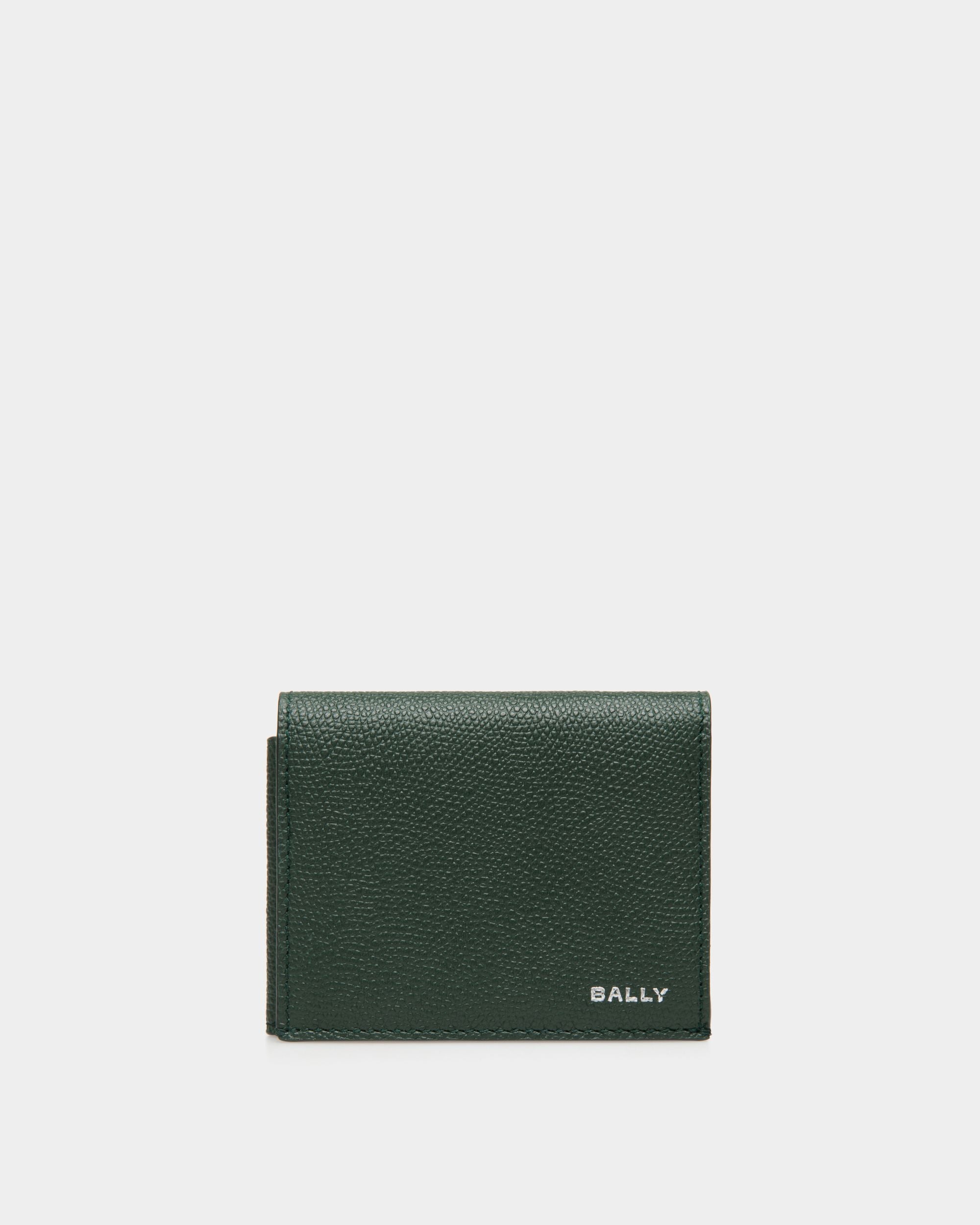Flag トリフォールドウォレット Bottle Green レザー - 男性 - Bally - 01