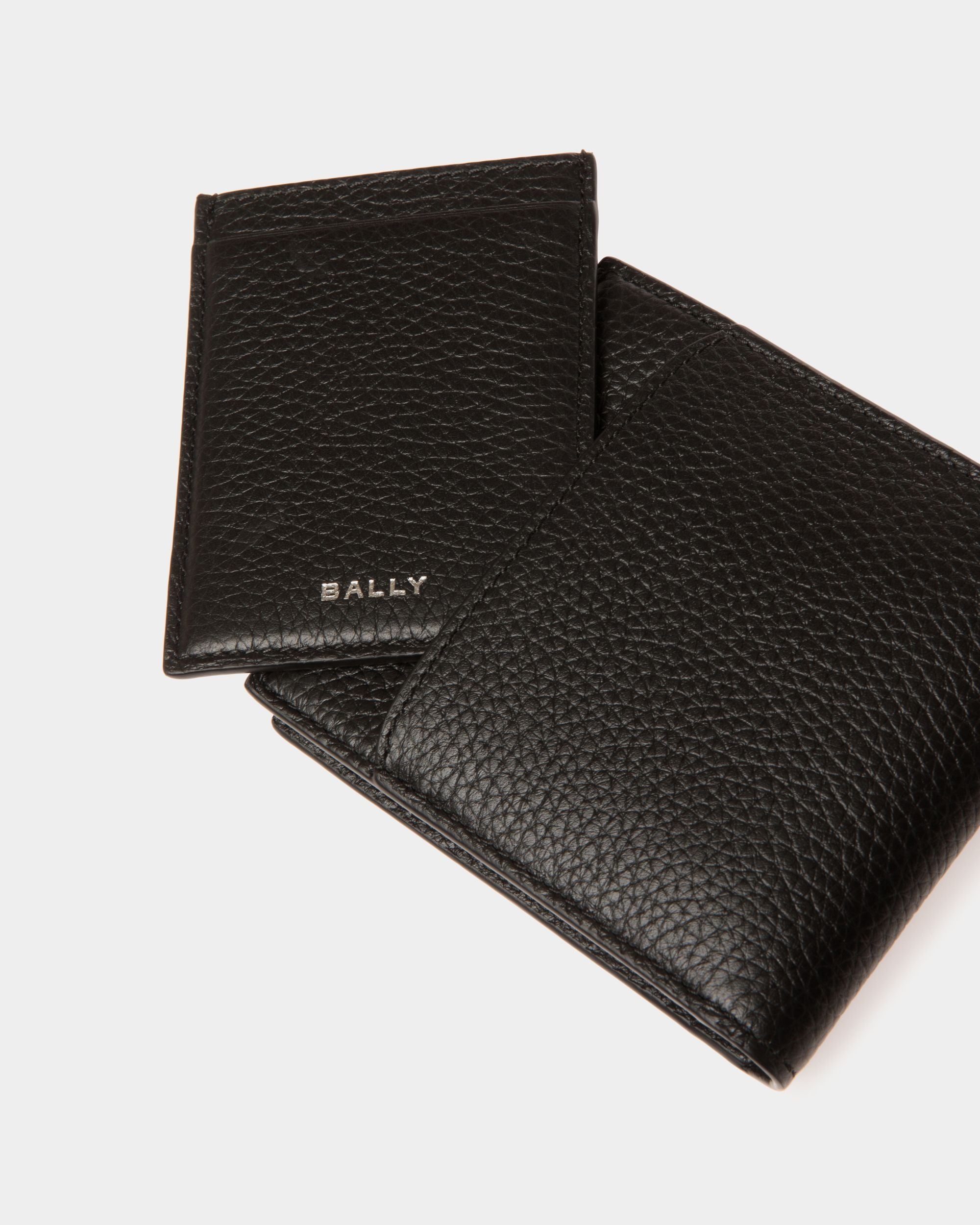 Oeden 二つ折りウォレット ブラック レザー - 男性 - Bally - 04