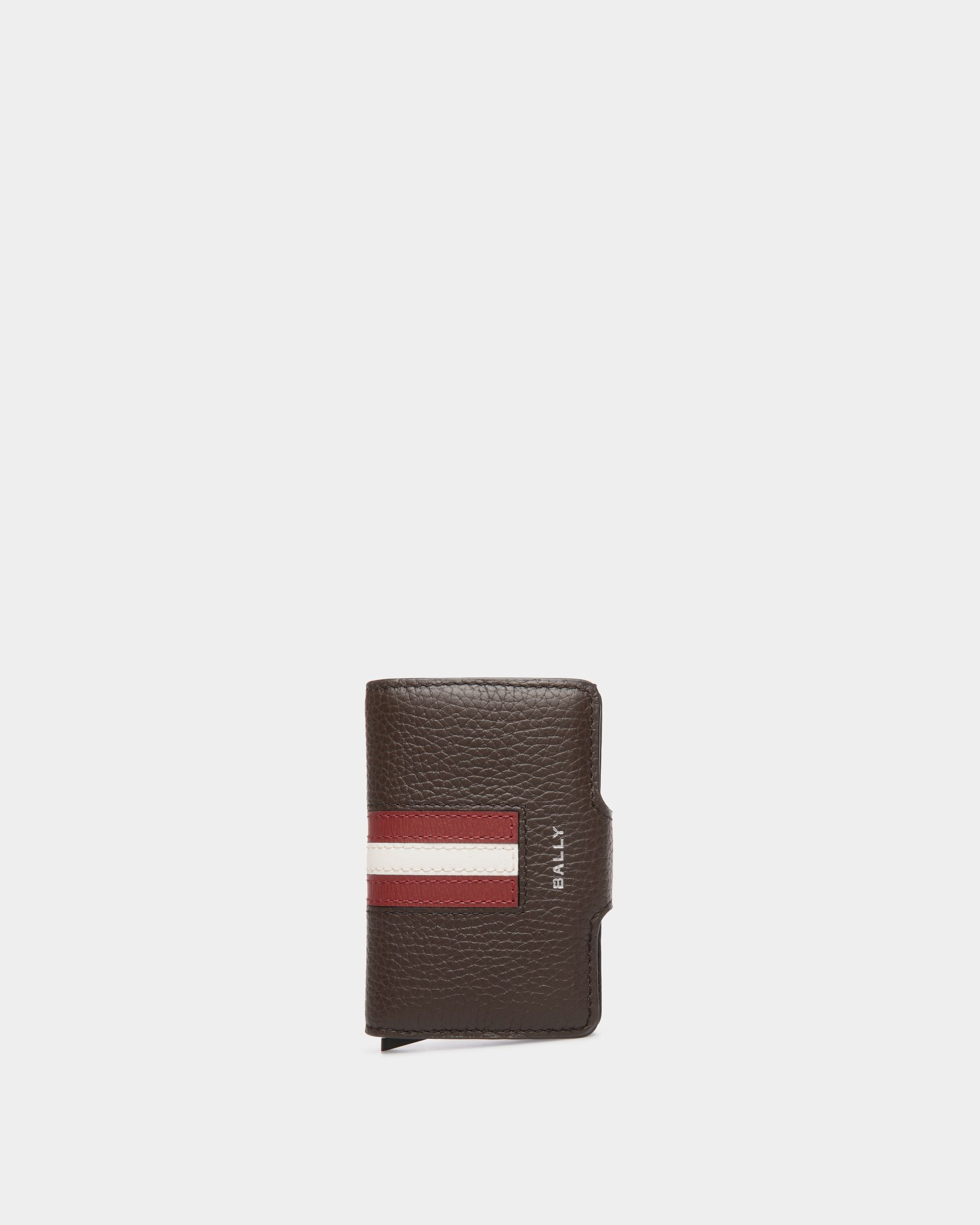 Ribbon スマートウォレット エバノブラウン レザー - 男性 - Bally - 01