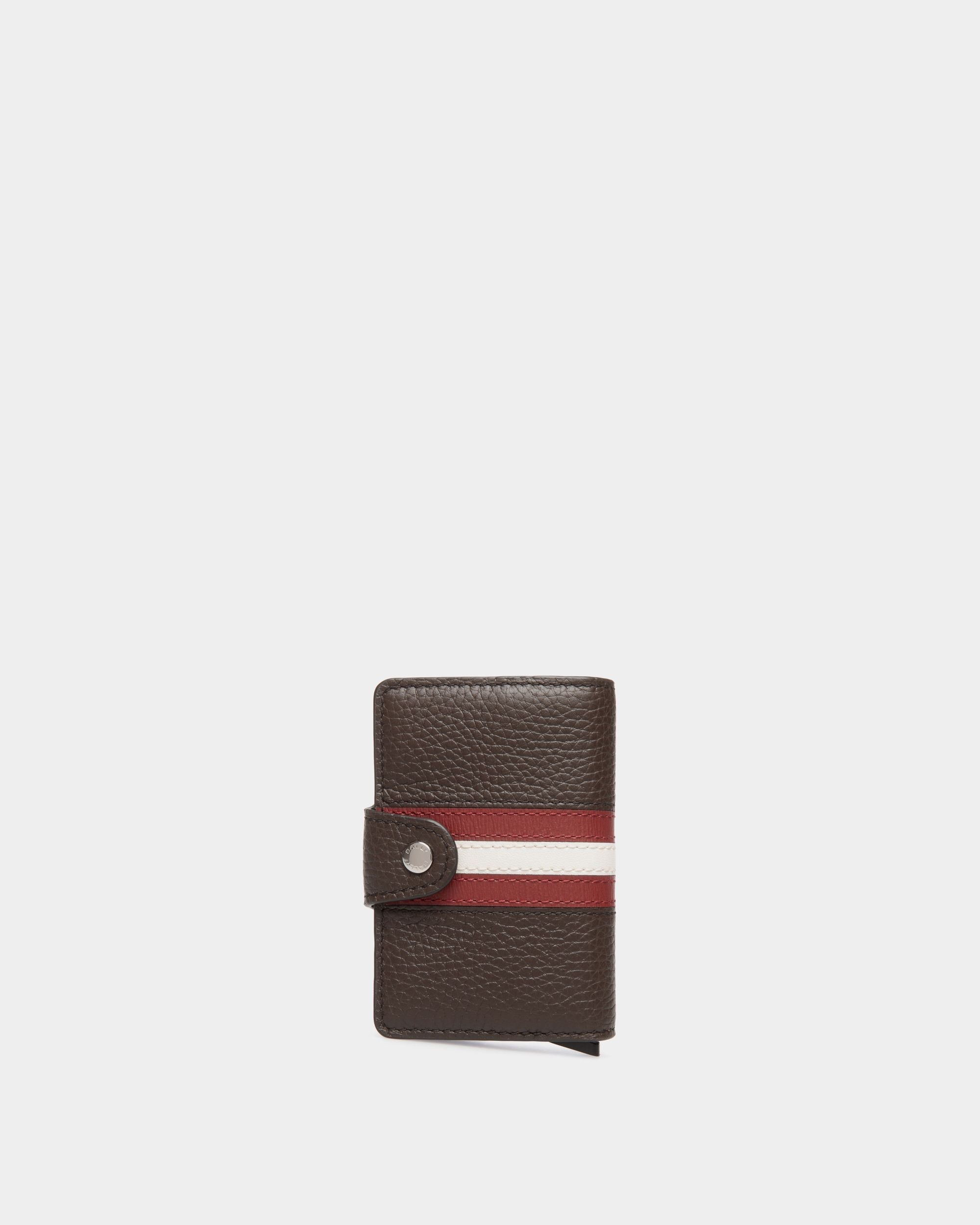 Ribbon スマートウォレット エバノブラウン レザー - 男性 - Bally - 02