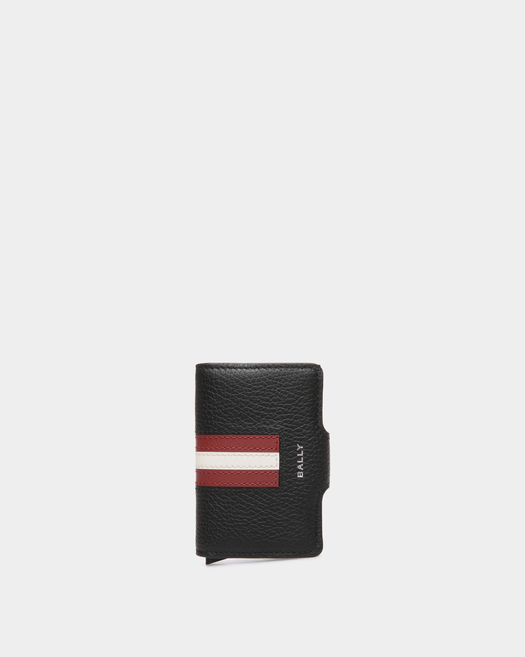 Ribbon スマートウォレット ブラック レザー - 男性 - Bally - 01