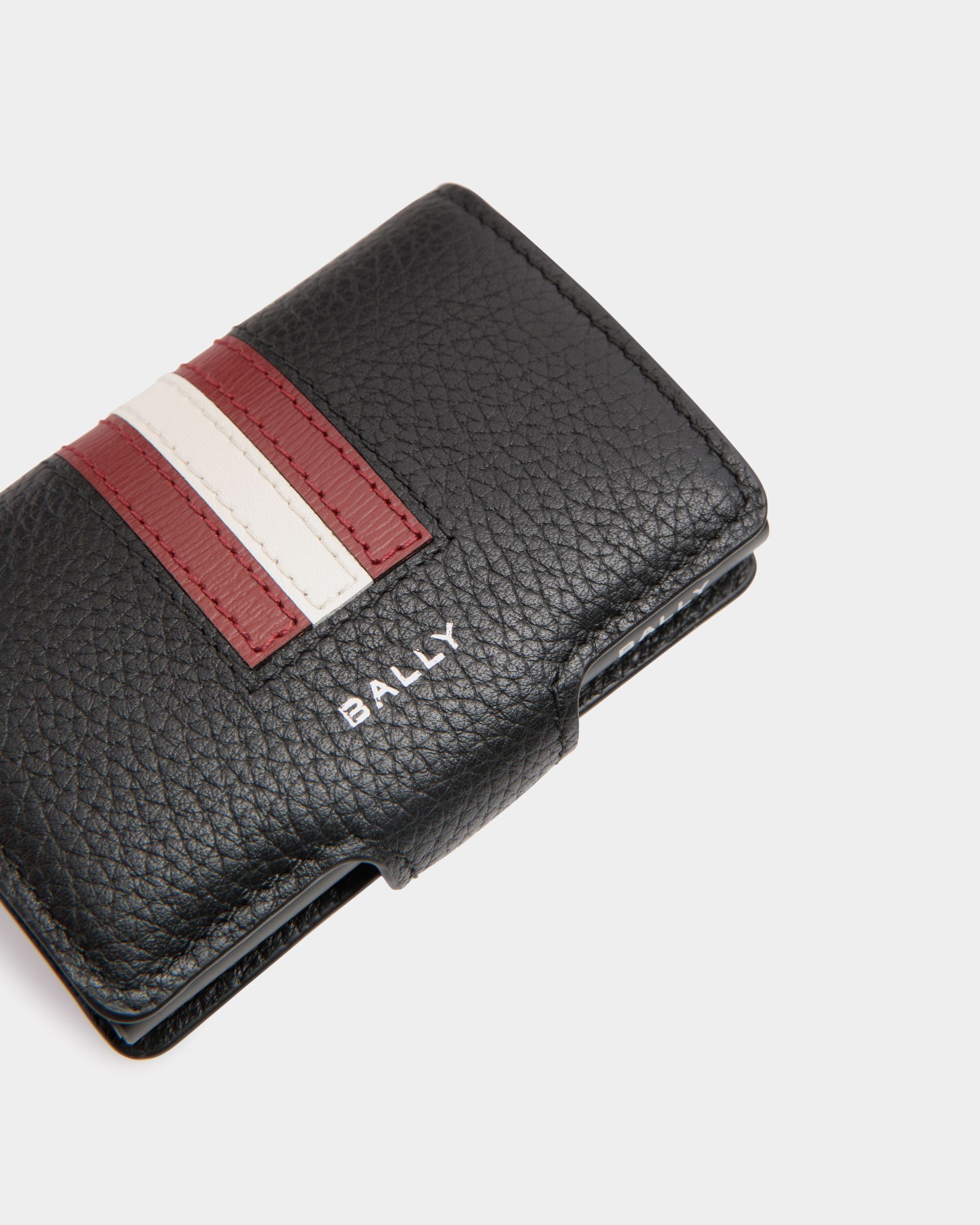Ribbon スマートウォレット ブラック レザー - 男性 - Bally - 04