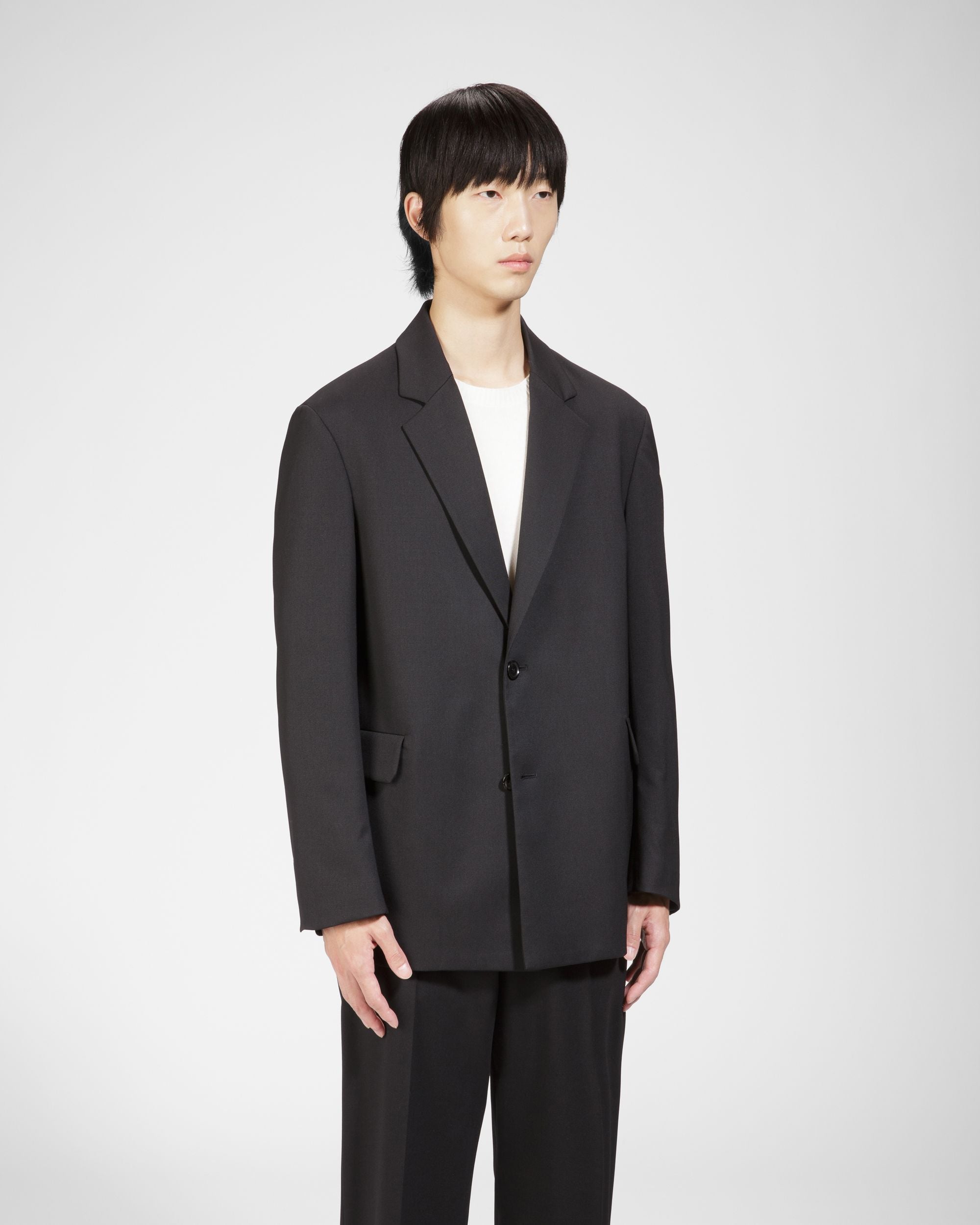 シングルブレスト ブレザー ブラック ウールミックス ジャケット - 男性 - Bally - 02