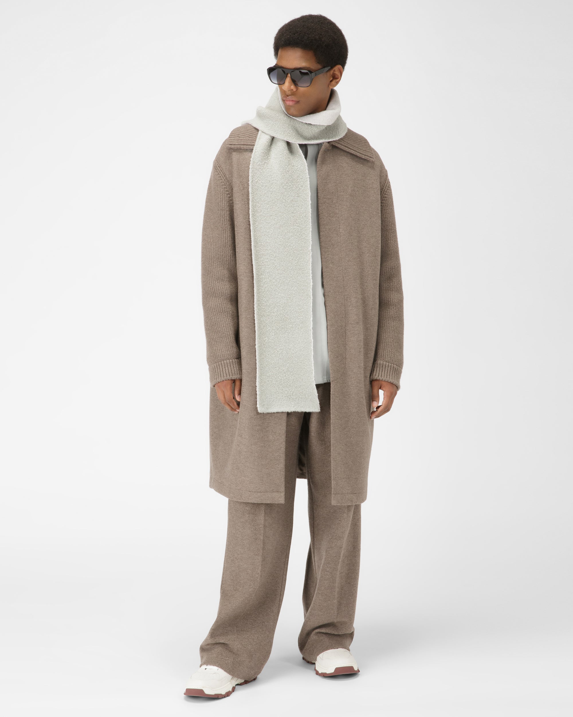 Mixed Material Coat トープカラー ウールミックス コート - 男性 - Bally - 05