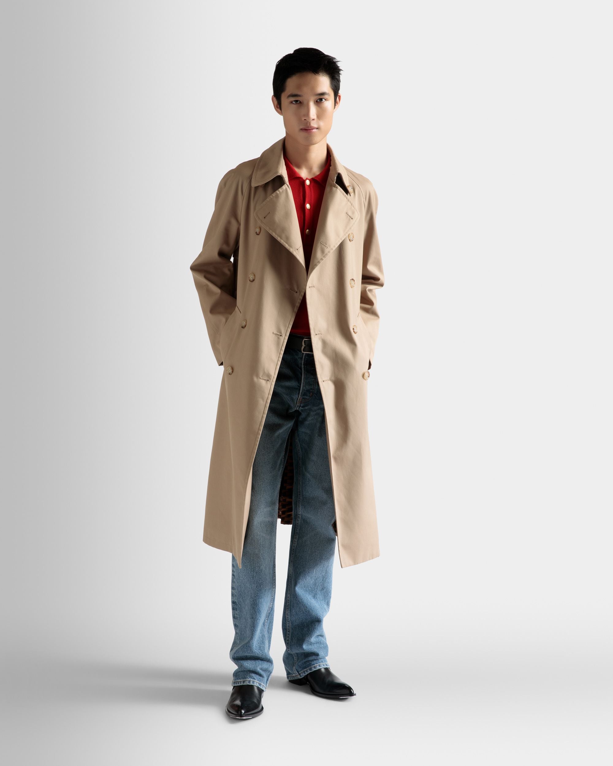 トレンチコート ブラウン コットン - 男性 - Bally - 02