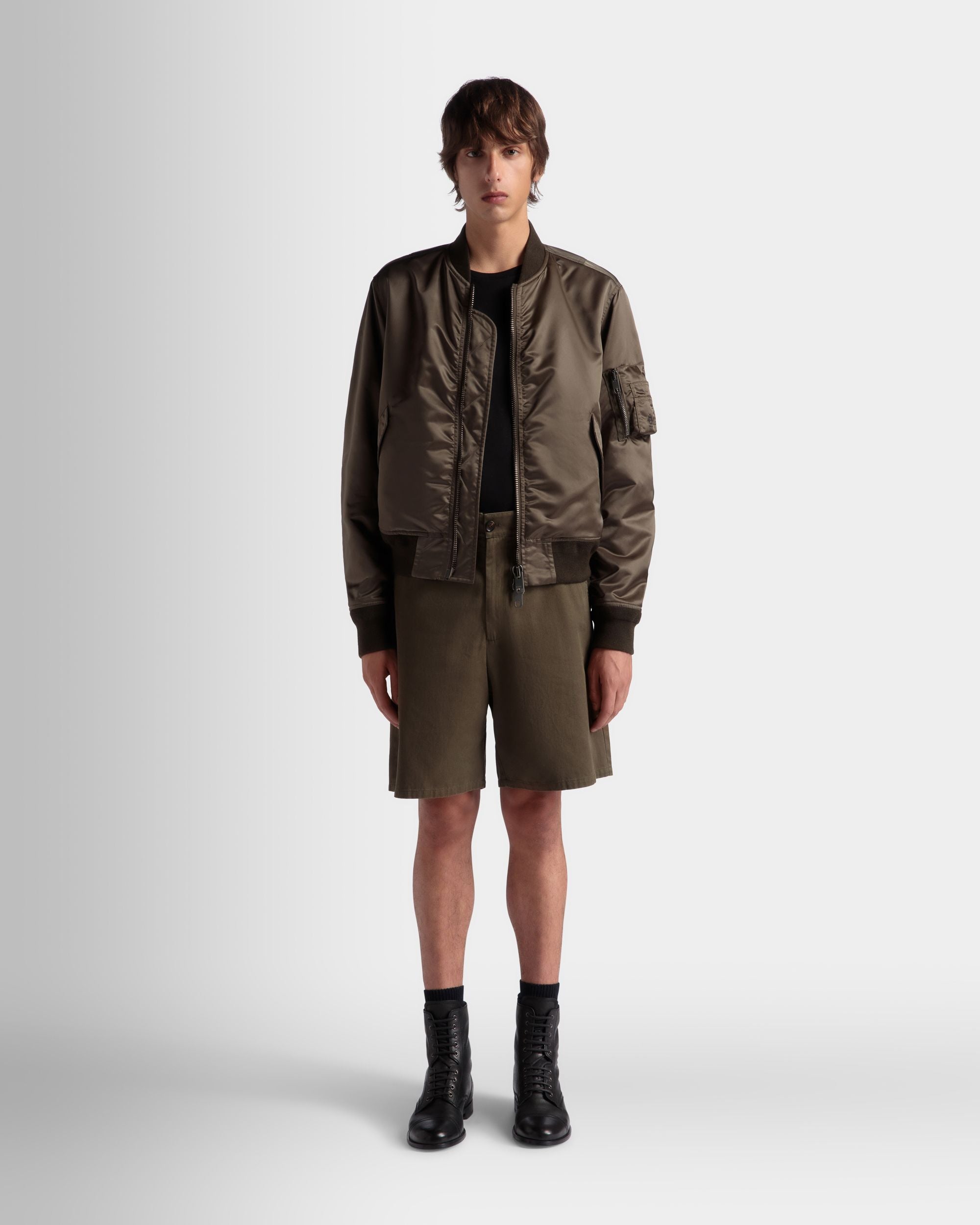 Adrien Brodyトラベルコレクション ボンバージャケット Military Green ナイロン - 男性 - Bally - 02