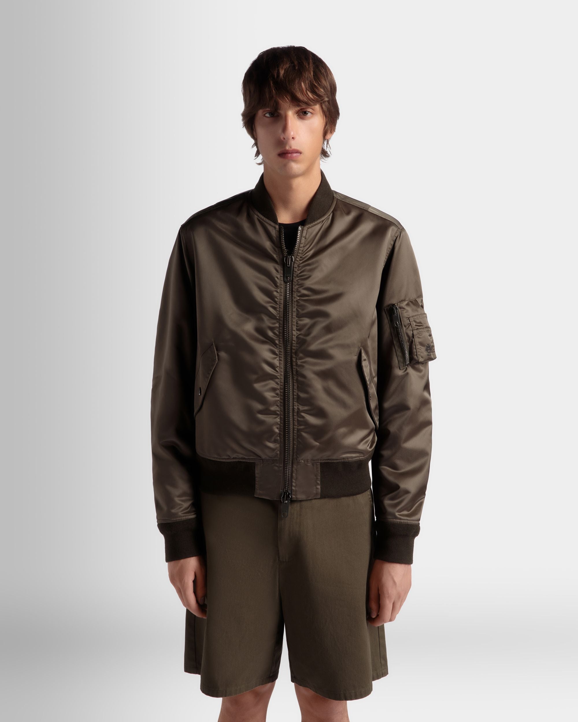 Adrien Brodyトラベルコレクション ボンバージャケット Military Green ナイロン - 男性 - Bally - 03