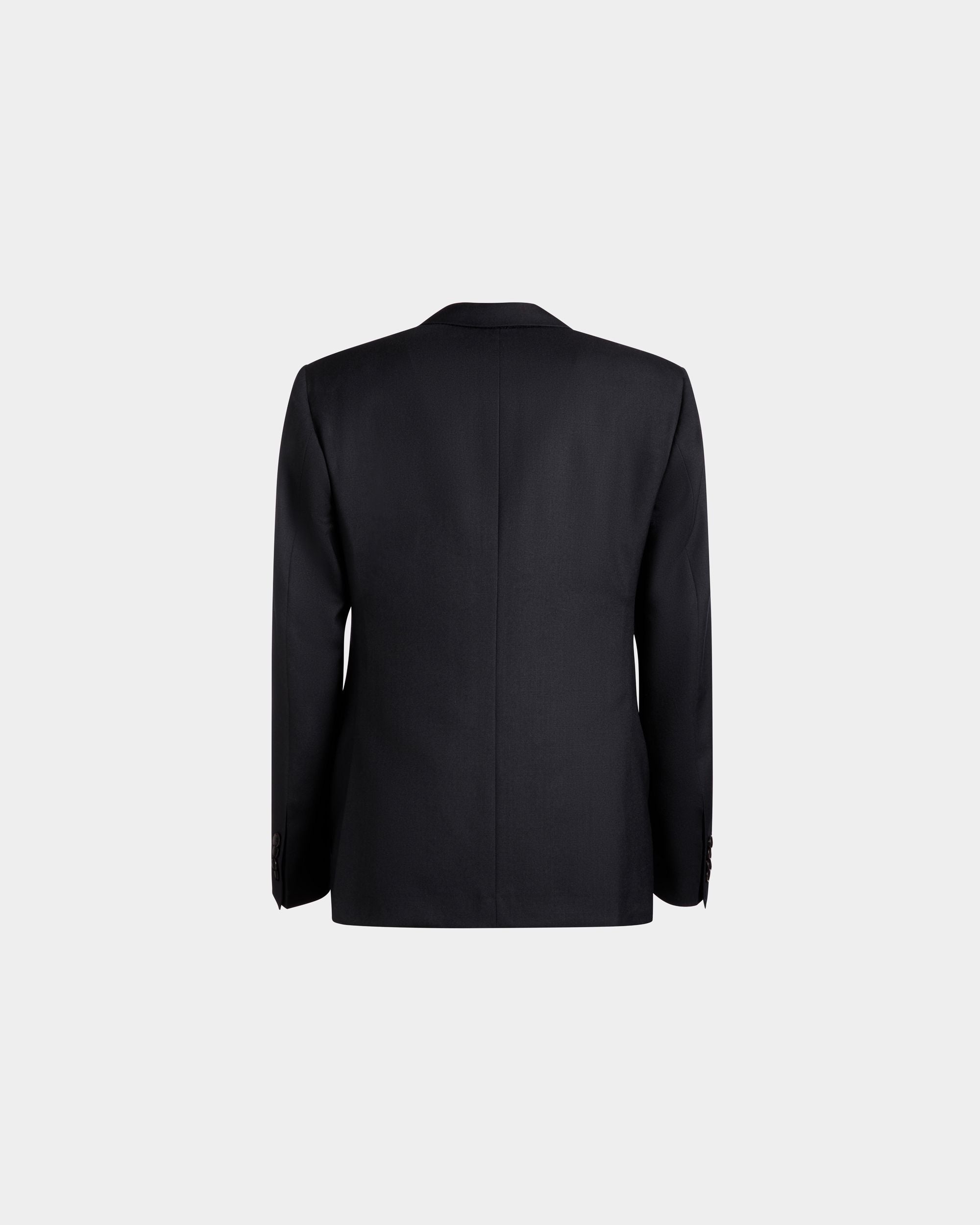 Adrien Brodyトラベルコレクション シングルジャケット Navy Blue ウール - 男性 - Bally - 09