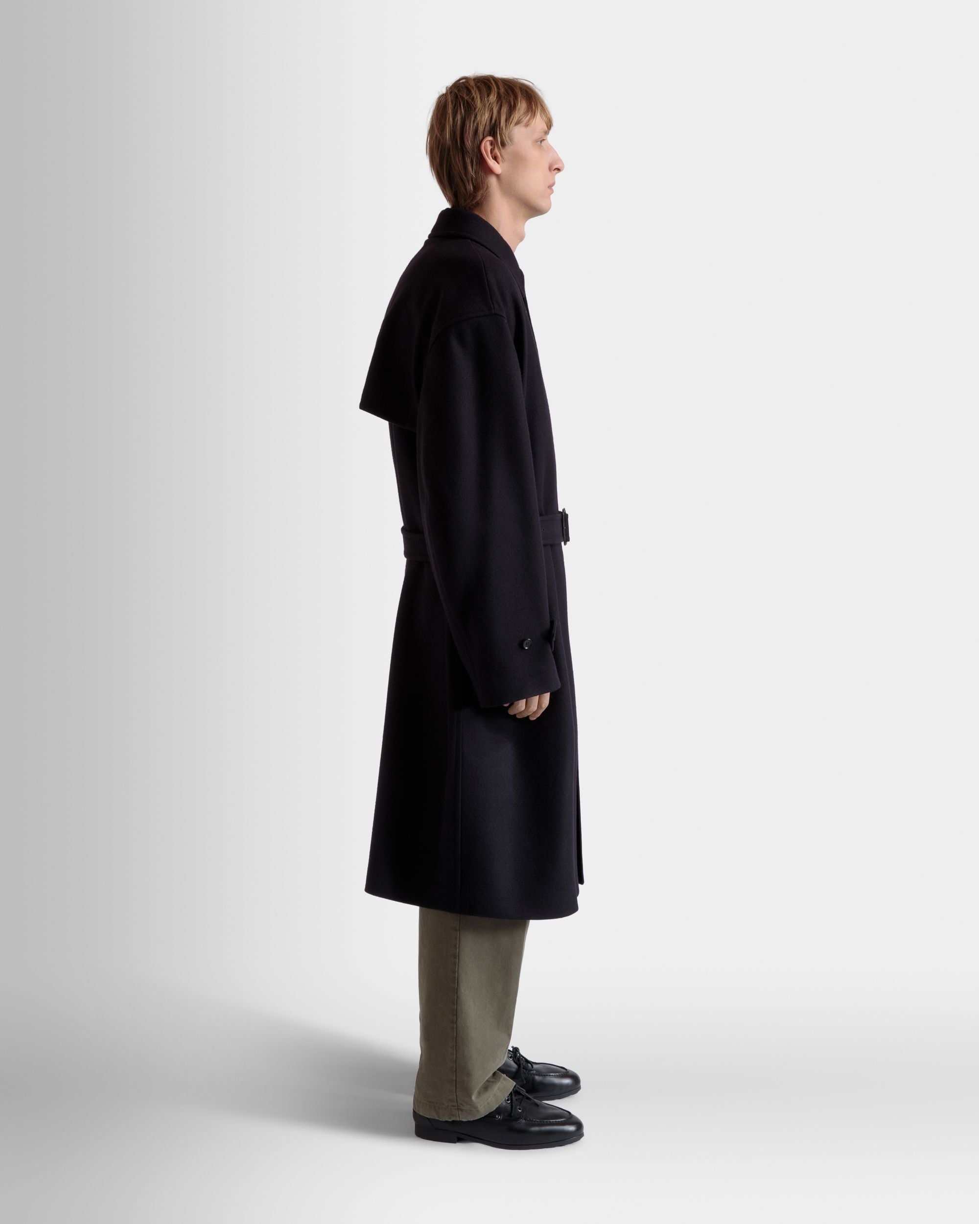 シングルコート Navy Blue ウールブレンド - 男性 - Bally - 07