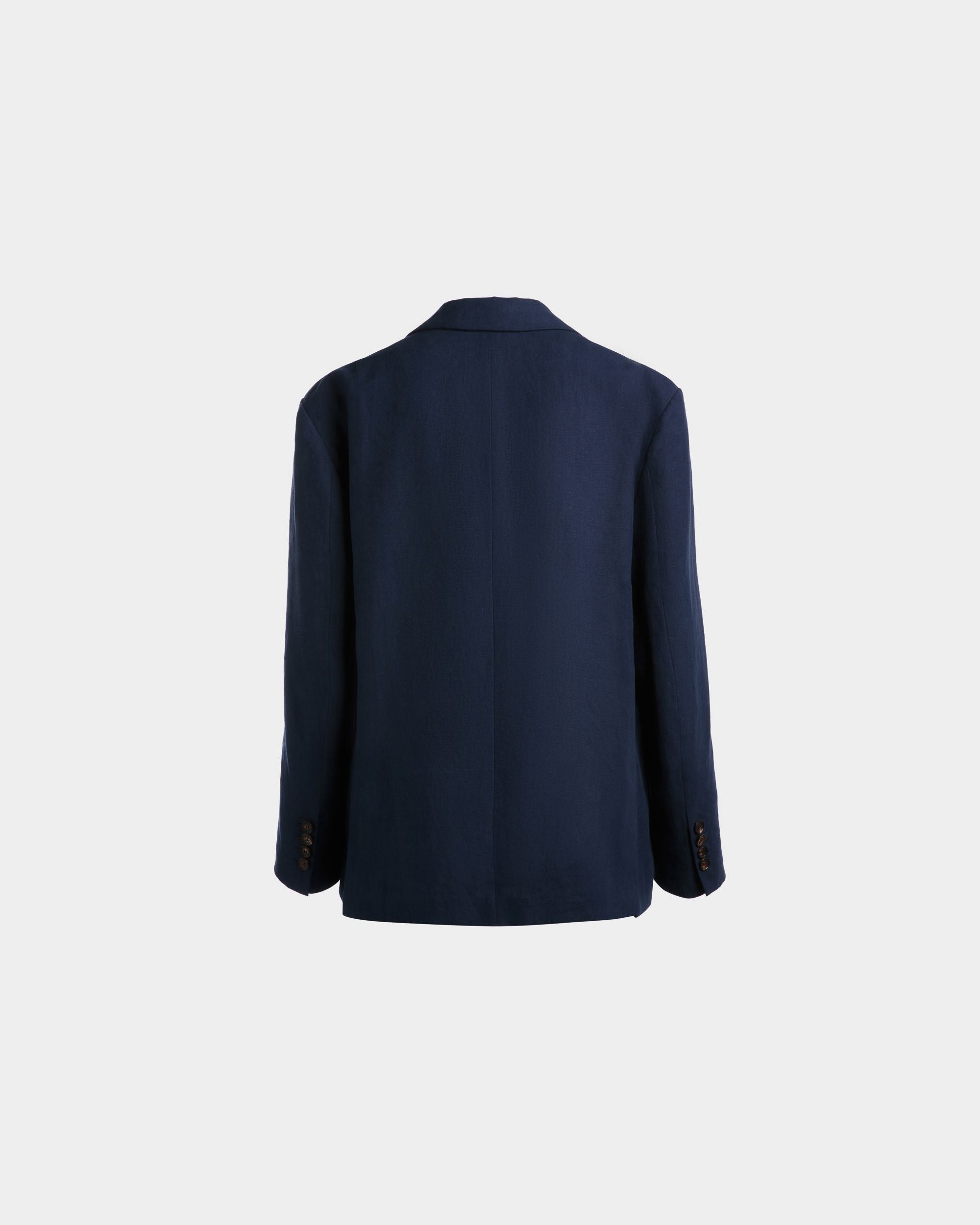 ジャケット Navy Blue リネン - 男性 - Bally - 03