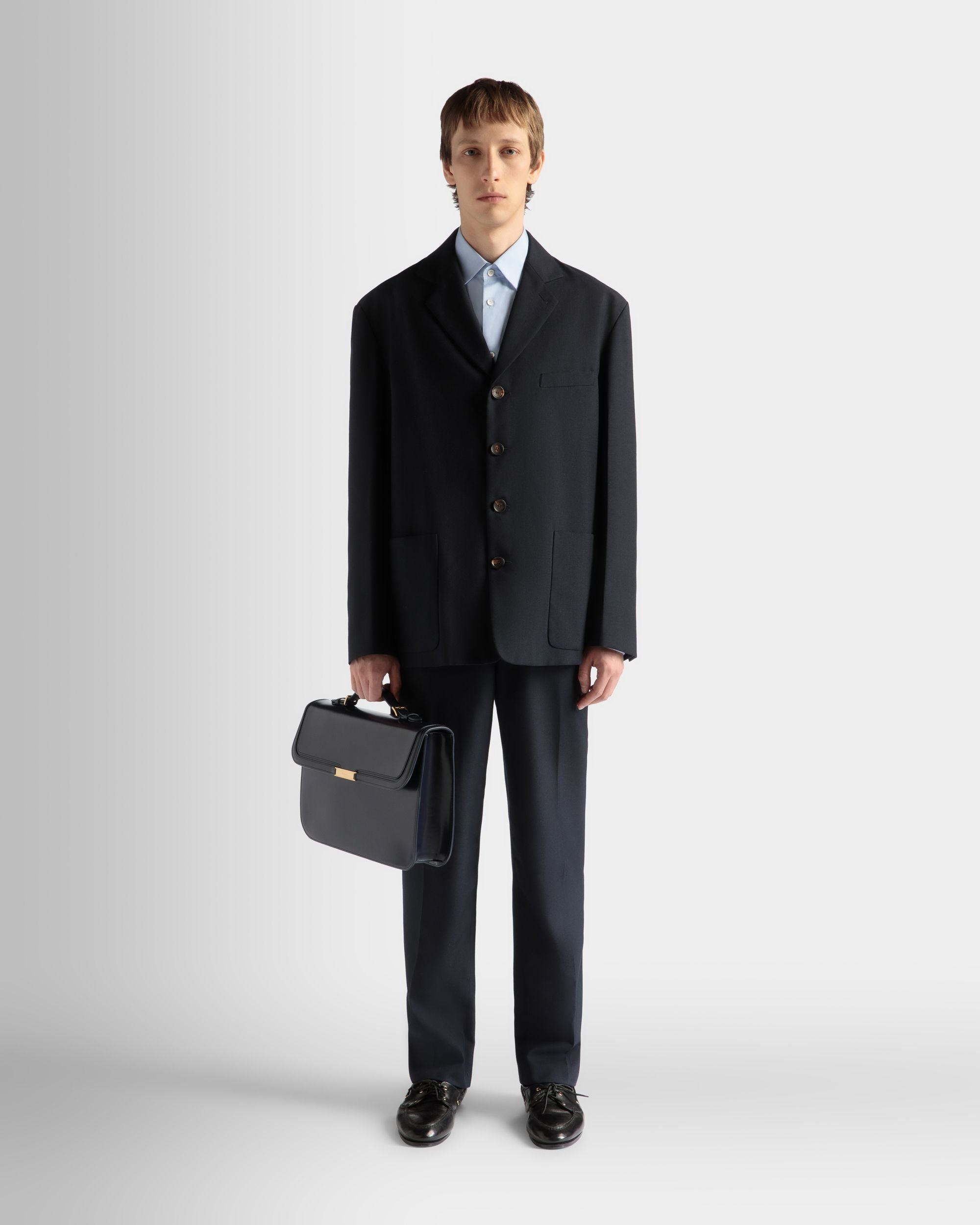ジャケット Navy Blue ウールブレンド - 男性 - Bally - 02