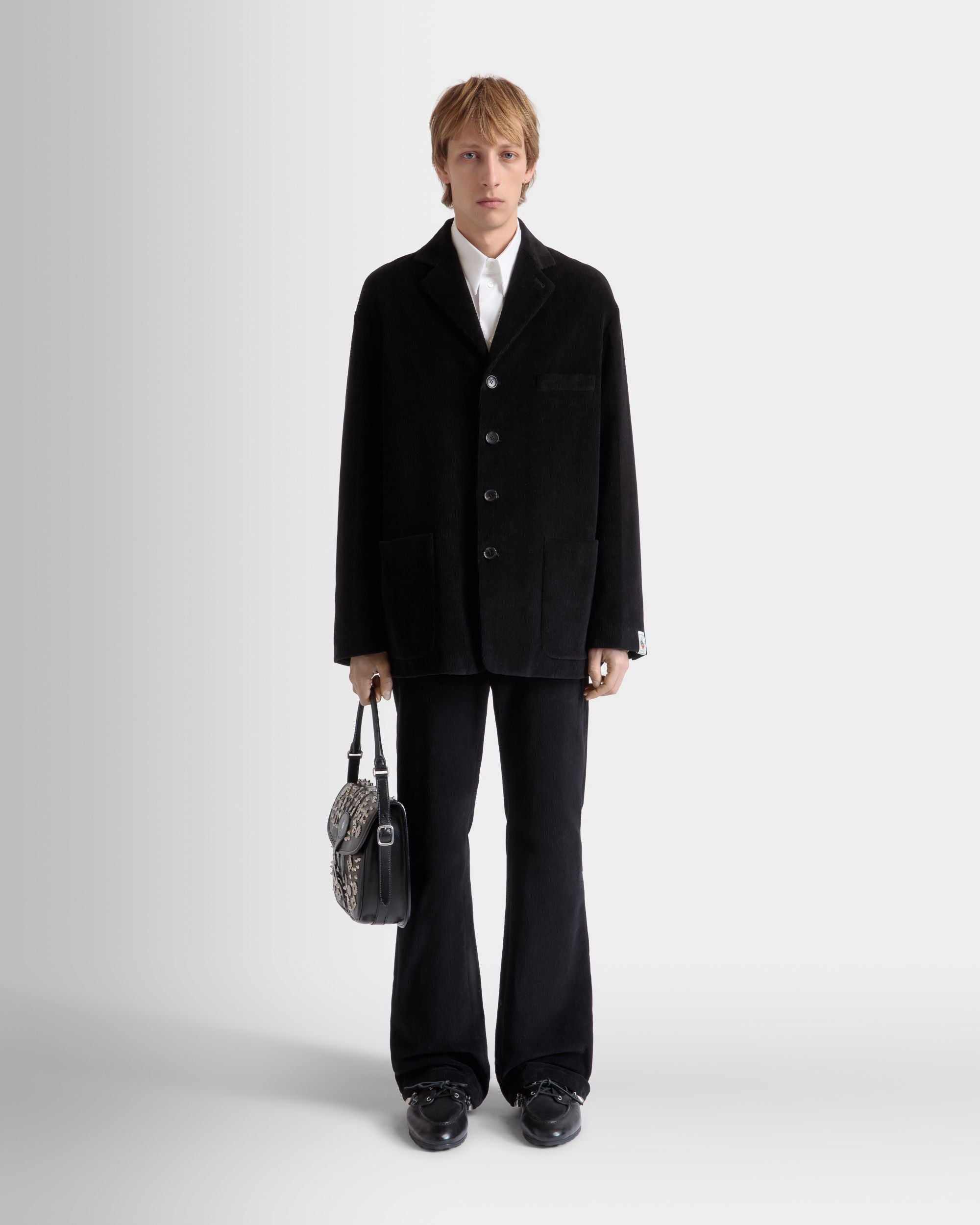 ジャケット ブラック コットンコーデュロイ - 男性 - Bally - 02