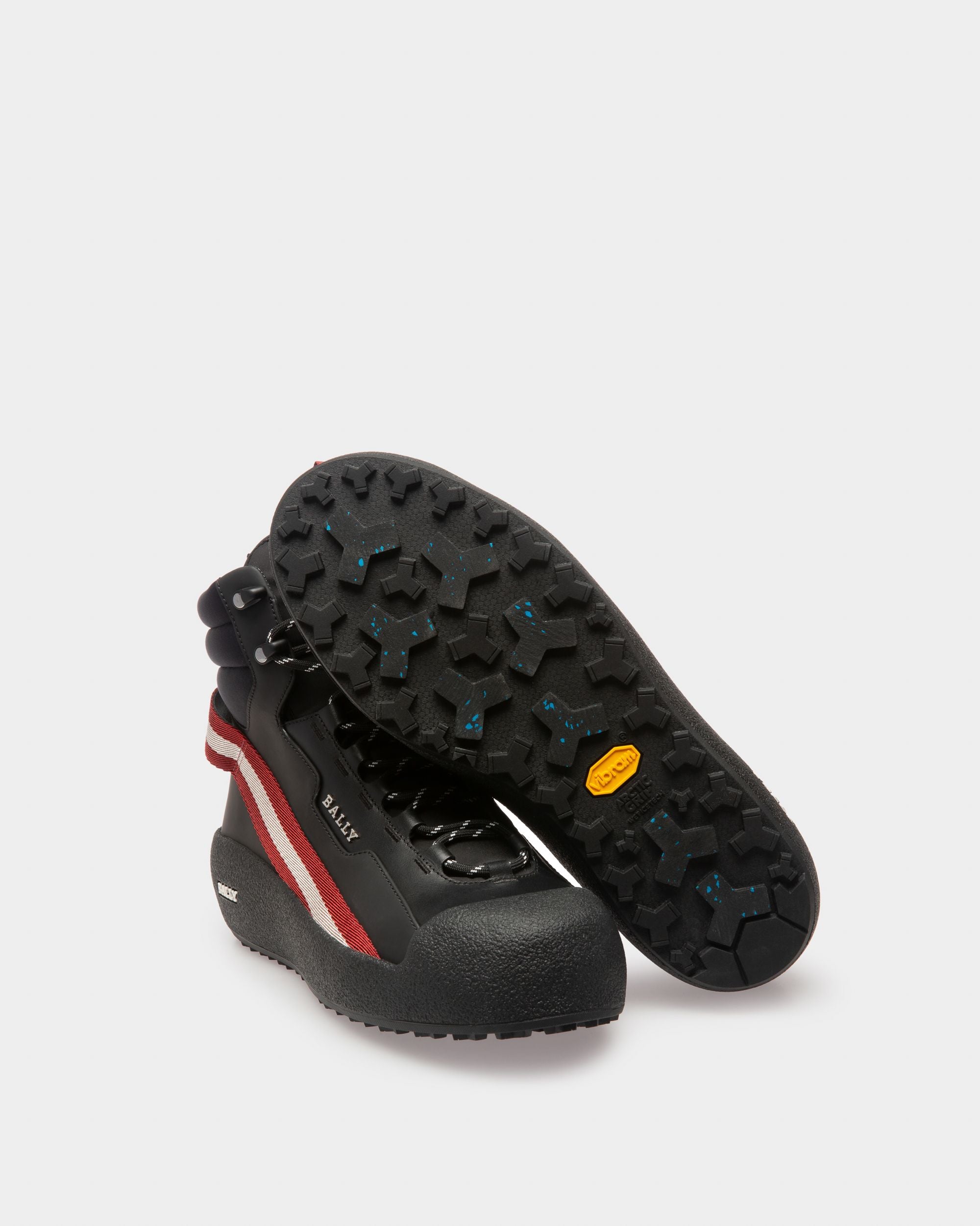 Clyde ブラック レザー スノーブーツ - 男性 - Bally - 05