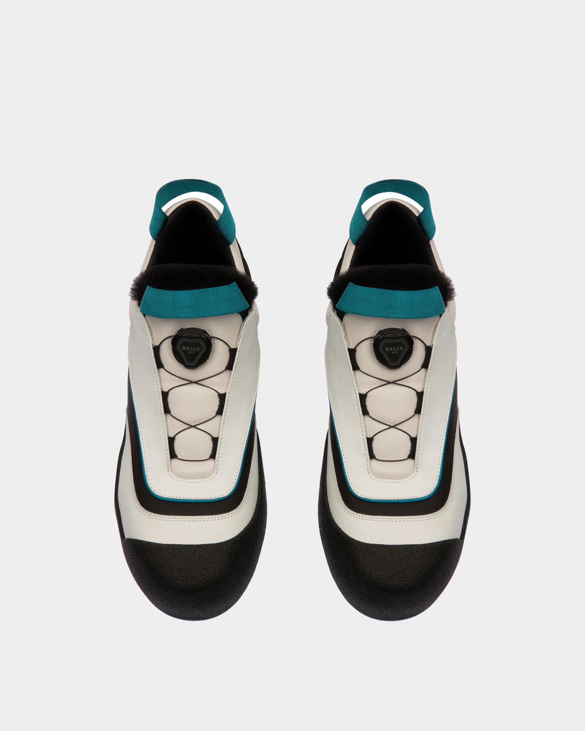 Curtys ホワイト＆ブラック レザー スノーブーツ - 男性 - Bally - 02