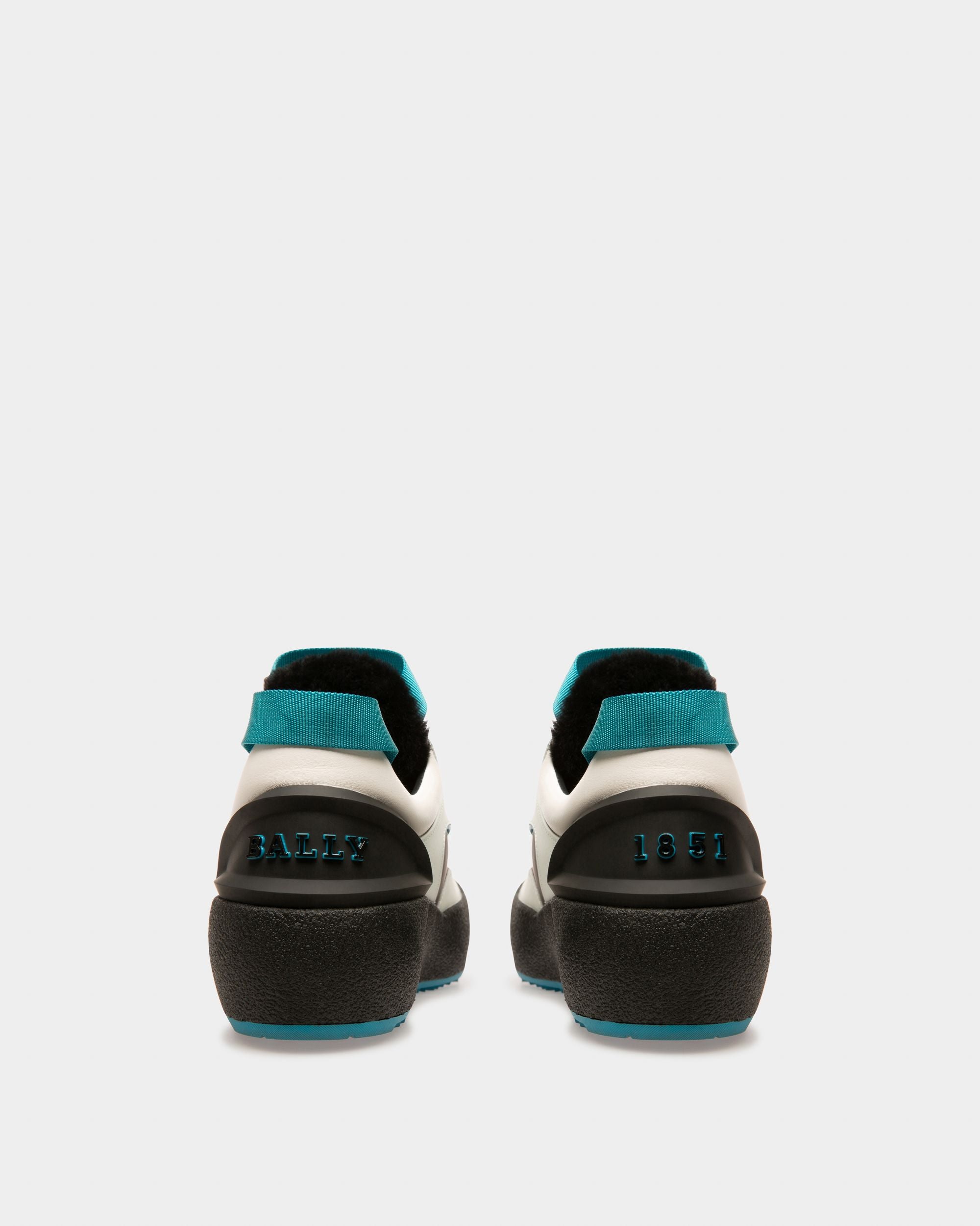 Curtys ホワイト＆ブラック レザー スノーブーツ - 男性 - Bally - 04