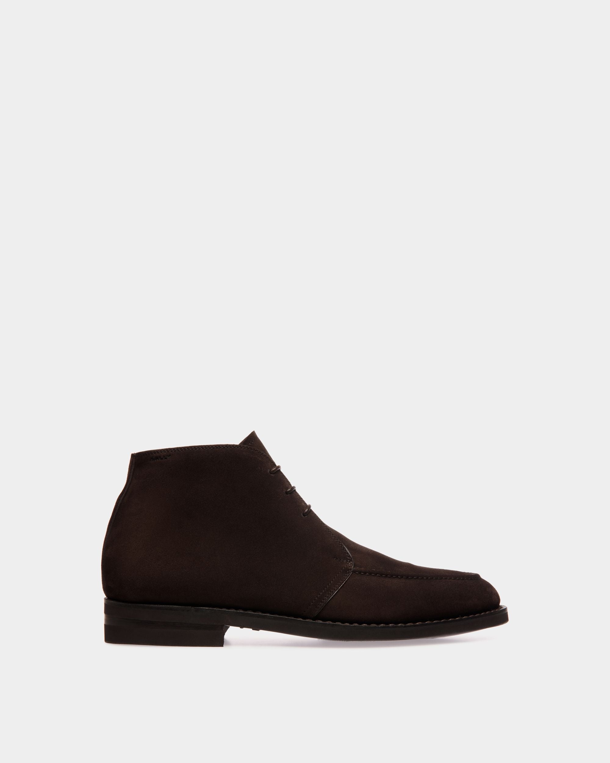 Schoenen ブーティ エバノブラウン スエードレザー - 男性 - Bally - 01